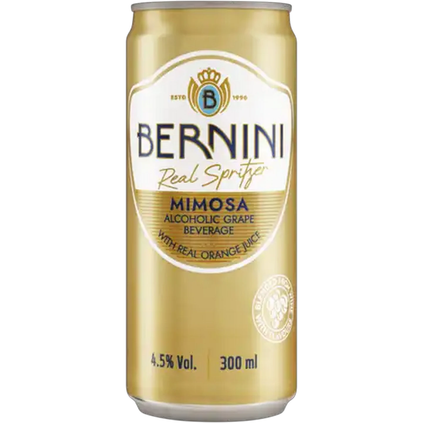 Image of Bernini Mimosa Alcoholic Grape Beverage Can 300ml