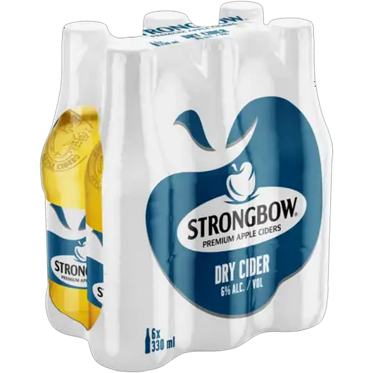 Image of Strongbow Dry Premium Apple Cider Bottles 6 x 330ml