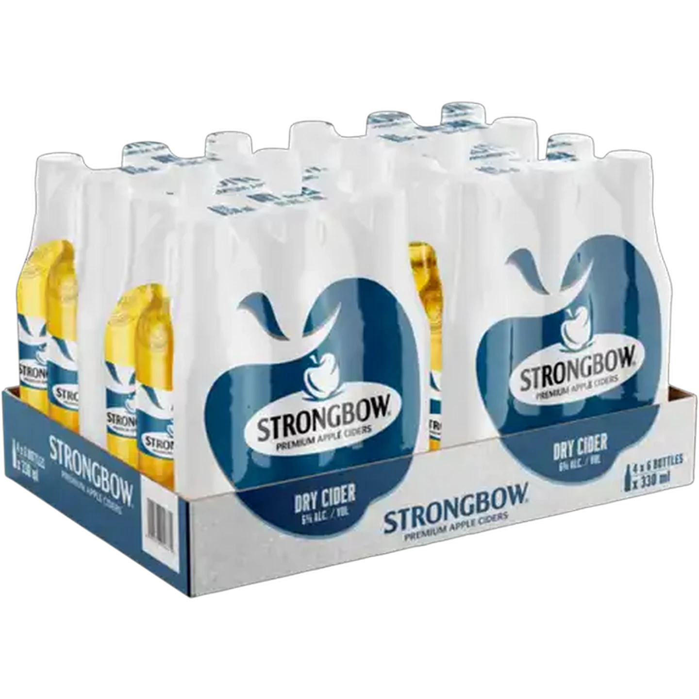 Image of Strongbow Dry Premium Apple Cider Bottles 24 x 330ml