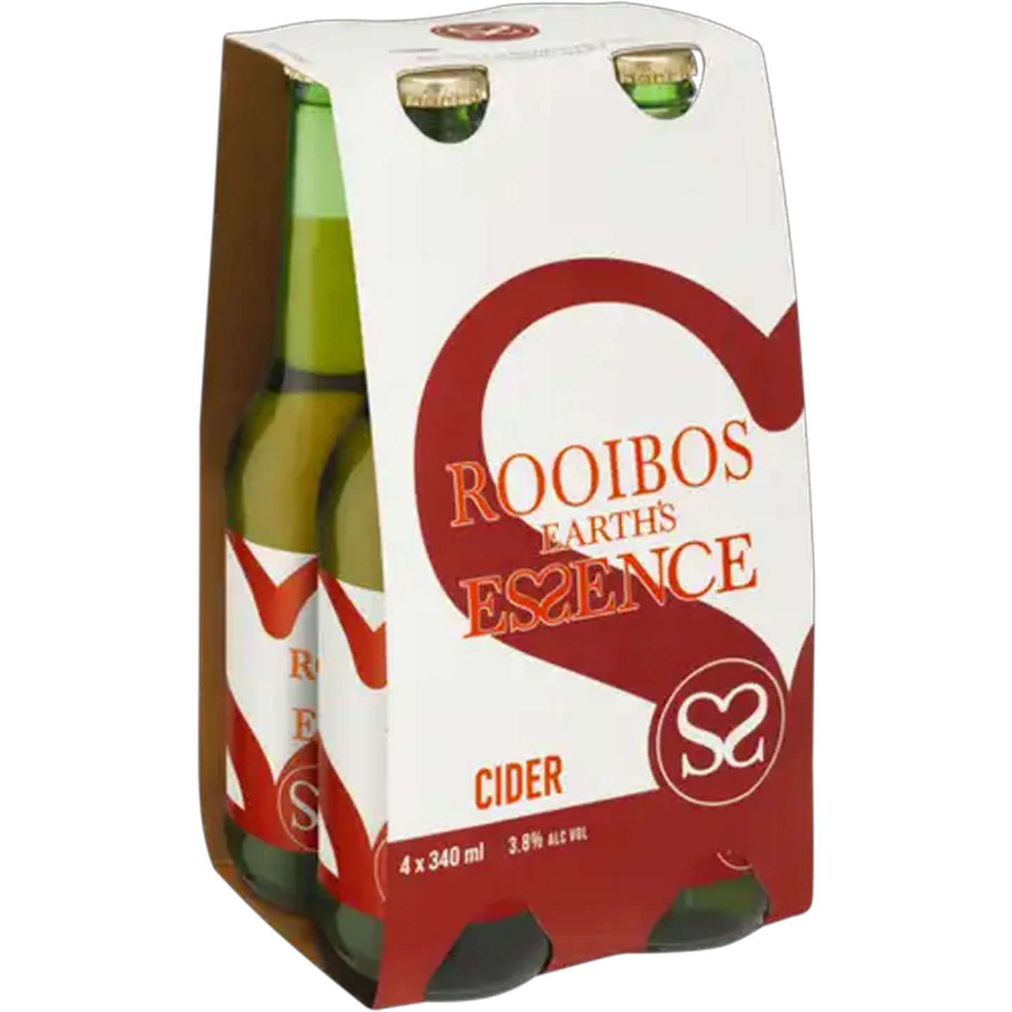 Image of Earth’s Essence Liquors Rooibos Cider Bottles 4 x 340ml