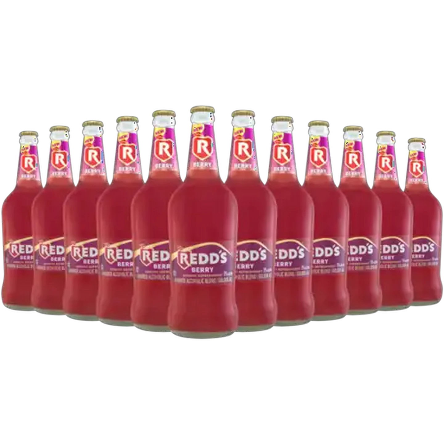 Image of Redd's Berry Flavoured Golden Ale Alcoholic Blend Bottles 12 x 660ml