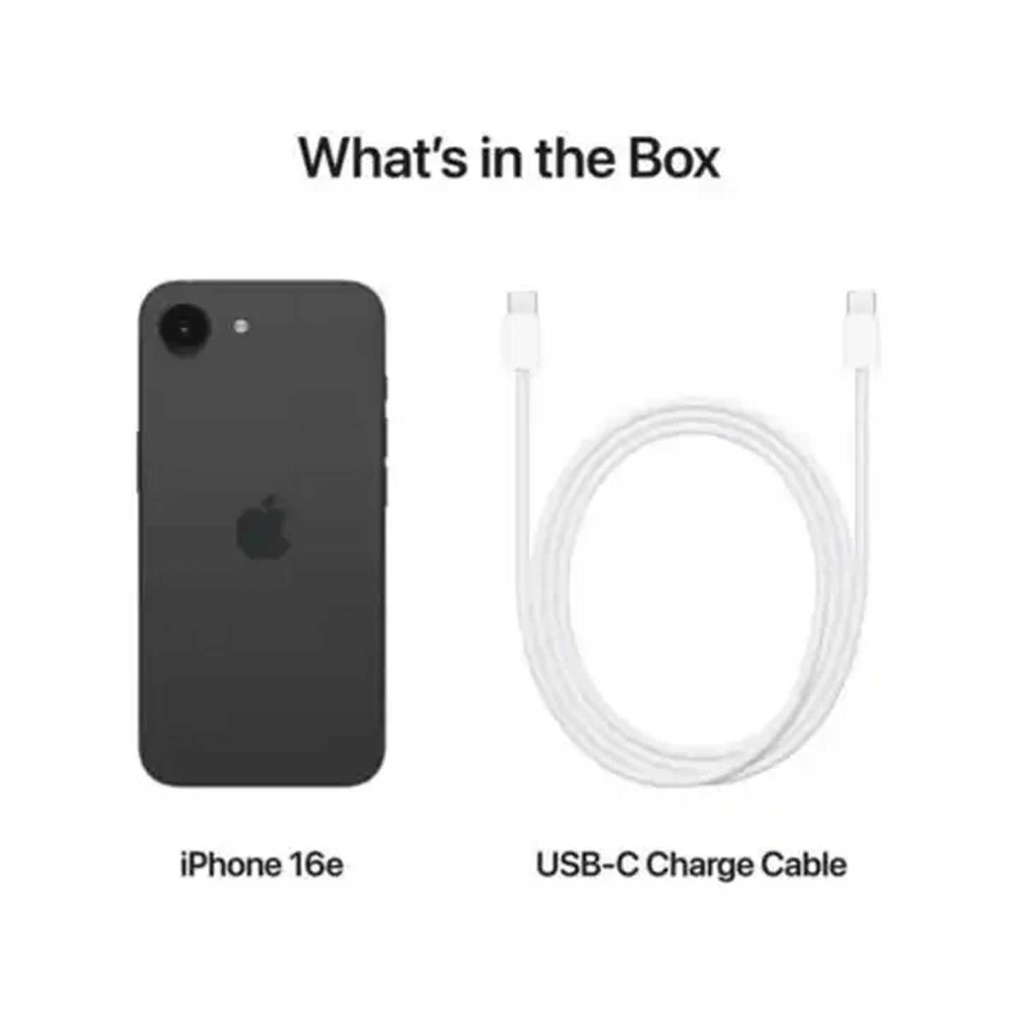 Image of iPhone 16e (128GB, Black)