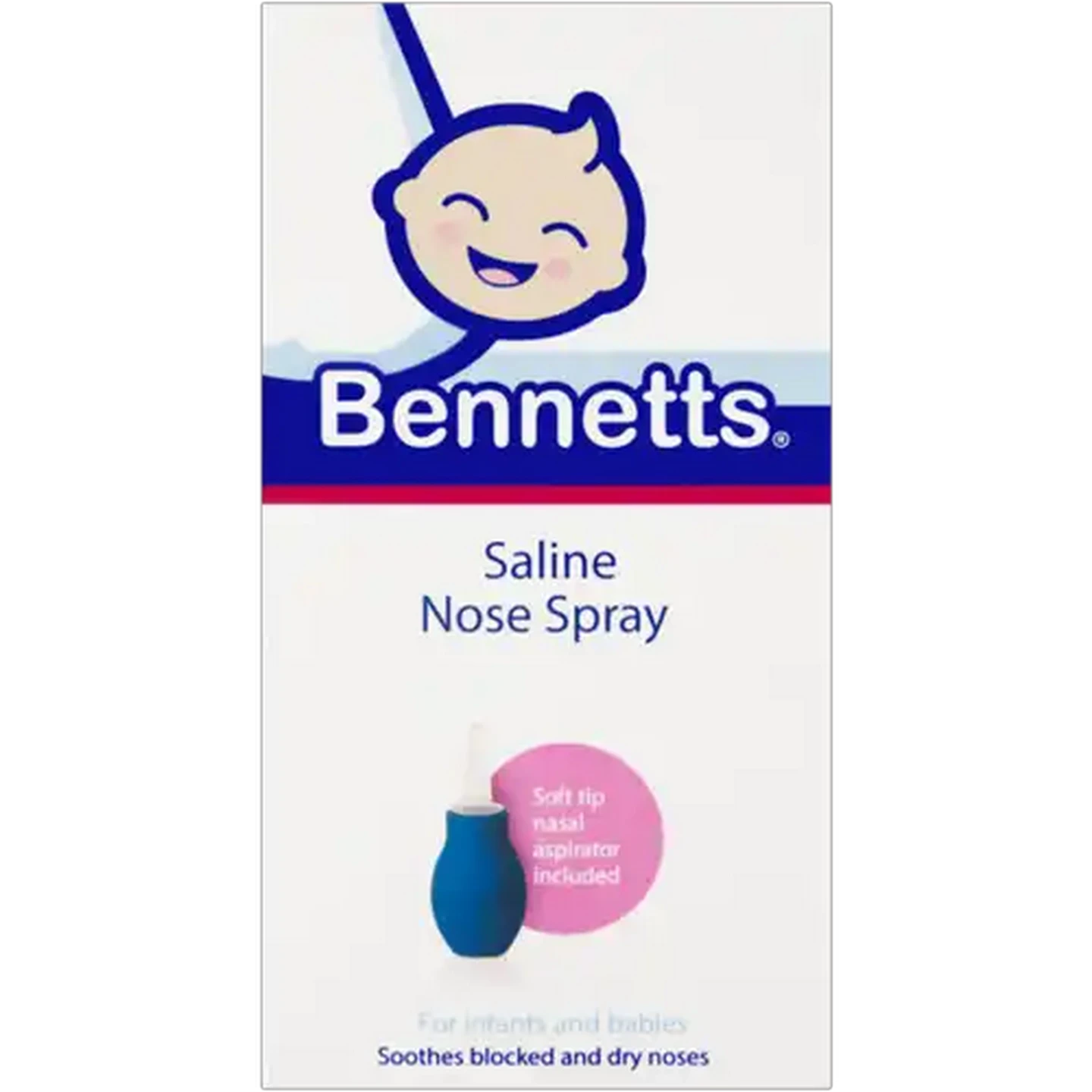 Image of Bennetts Saline Nose Spray 30ml (with Soft‑Tip Nasal Aspirator)