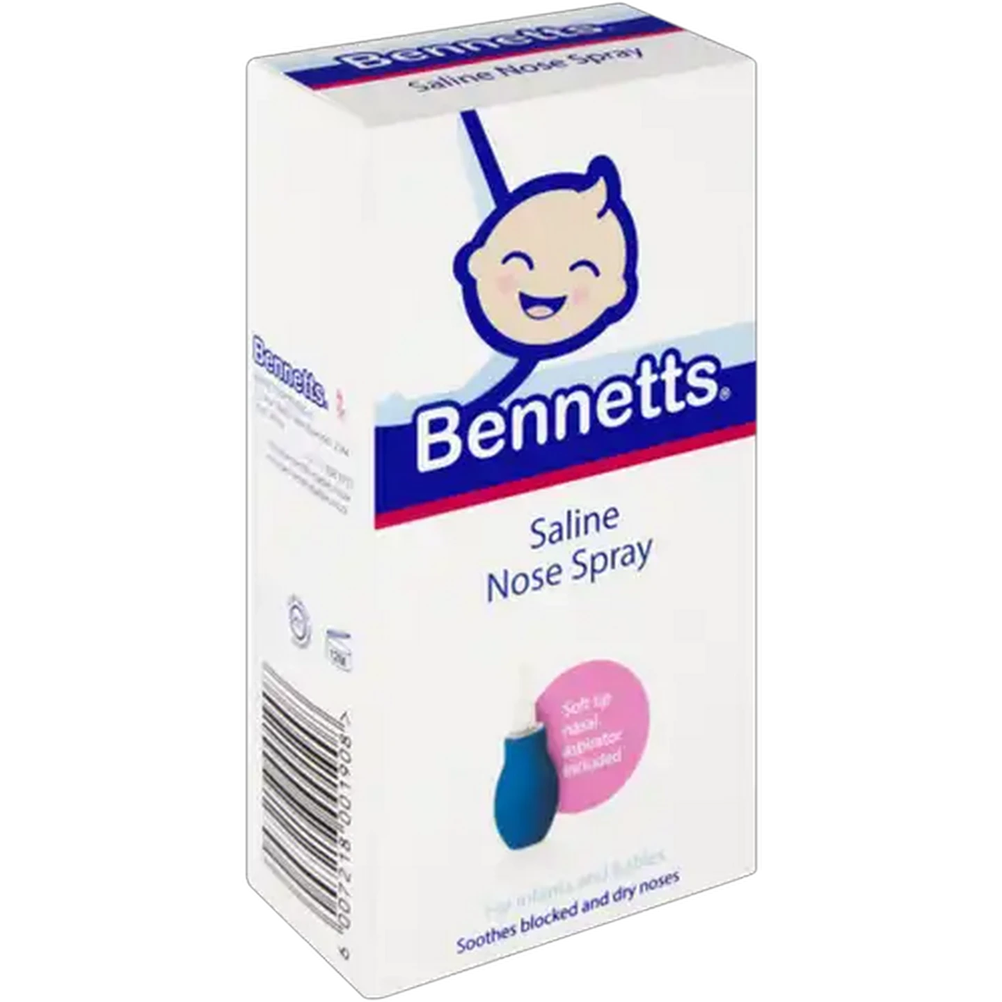 Image of Bennetts Saline Nose Spray 30ml (with Soft‑Tip Nasal Aspirator)