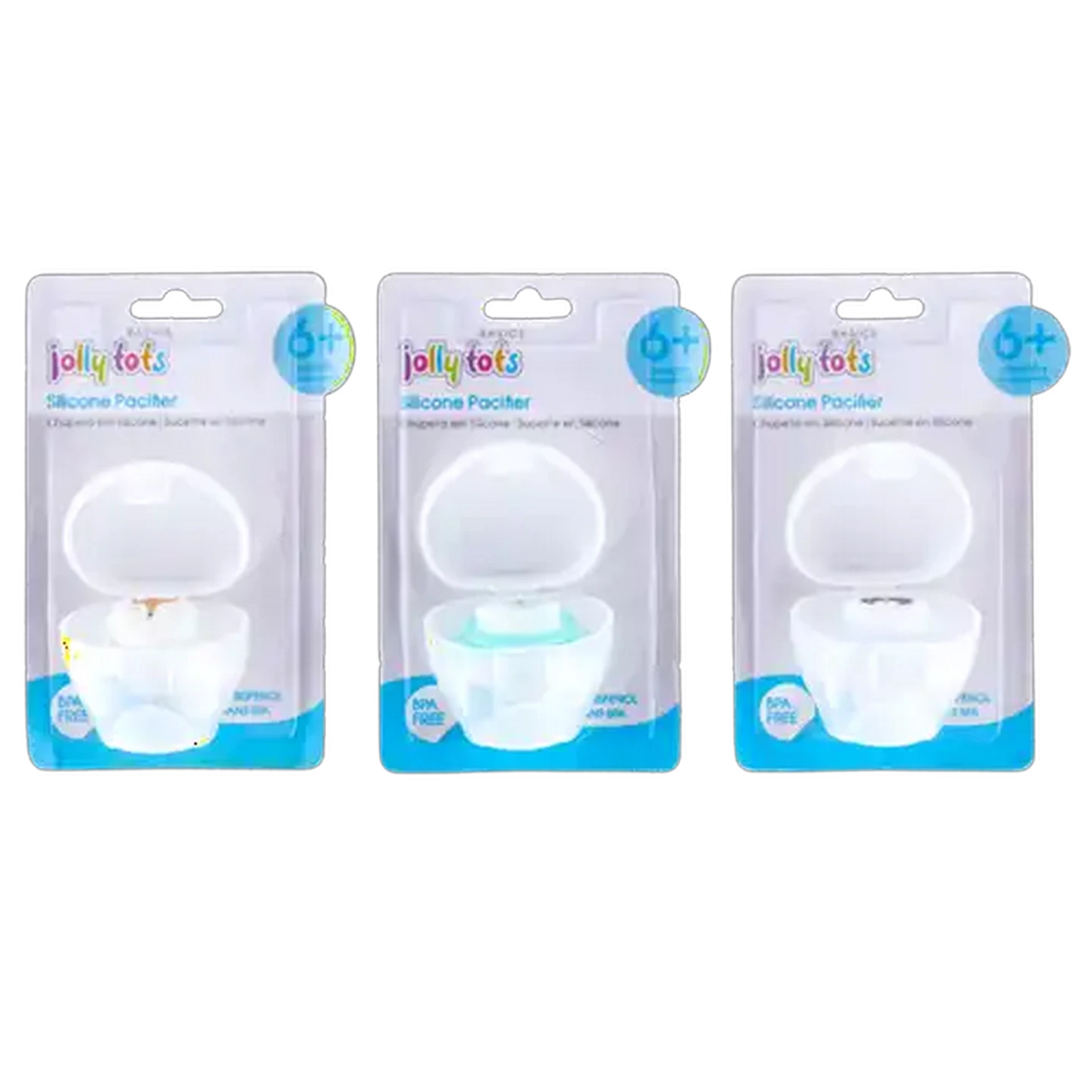 Image of Jolly Tots Animal Silicone Pacifier 6 Months+ (Design May Vary)