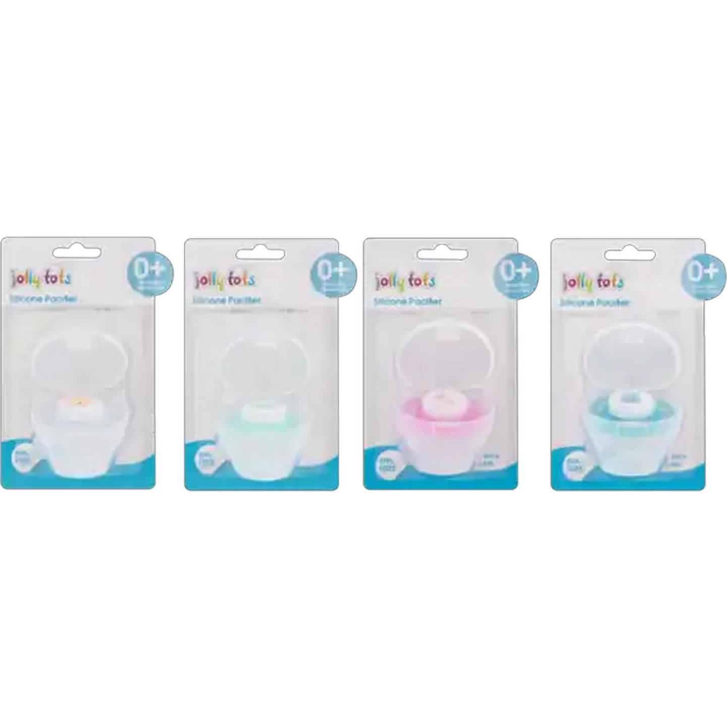 Image of Jolly Tots Basics Silicone Pacifier 1s (Print May Vary)