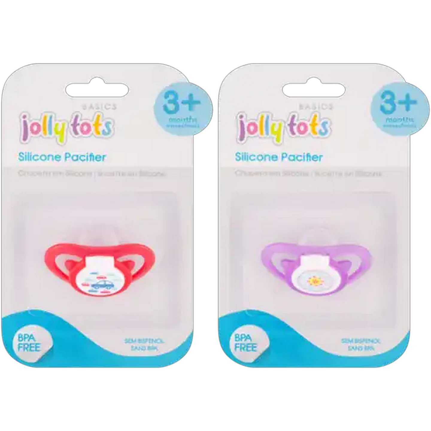 Image of Jolly Tots 3+ Months Silicone Character Pacifier