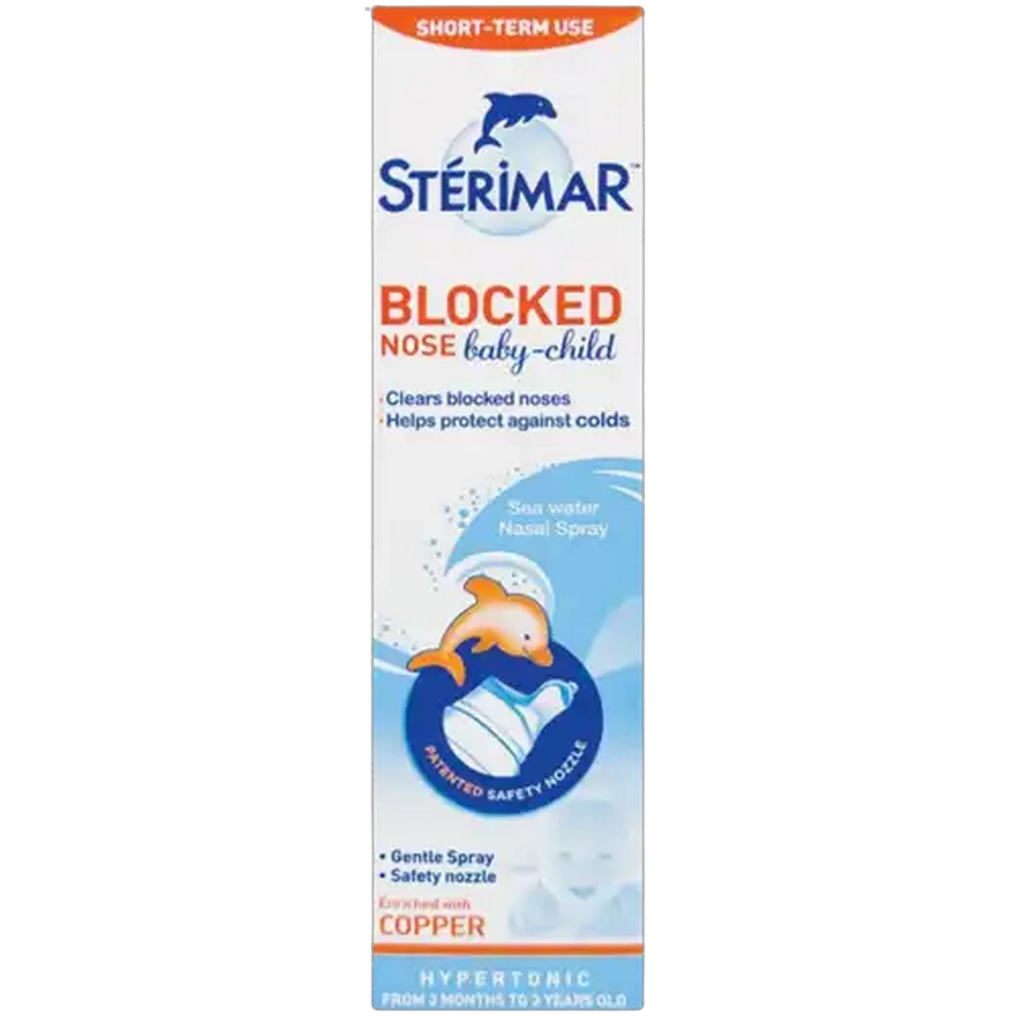 Image of STÉRIMAR Baby-Child Blocked Nose Sea Water Nasal Spray 50ml