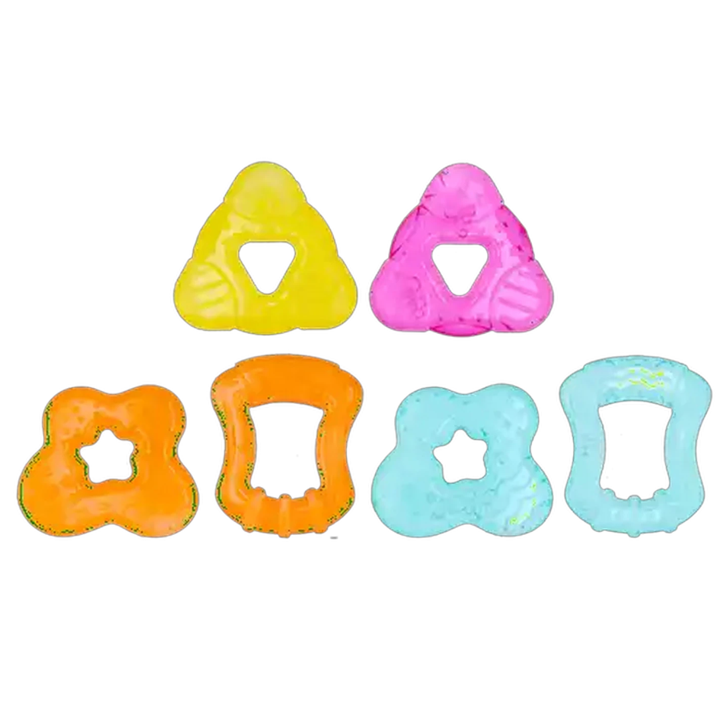 Image of Jolly Tots Water Filled Teether 3-Pack 3 Months + (Type May Vary)