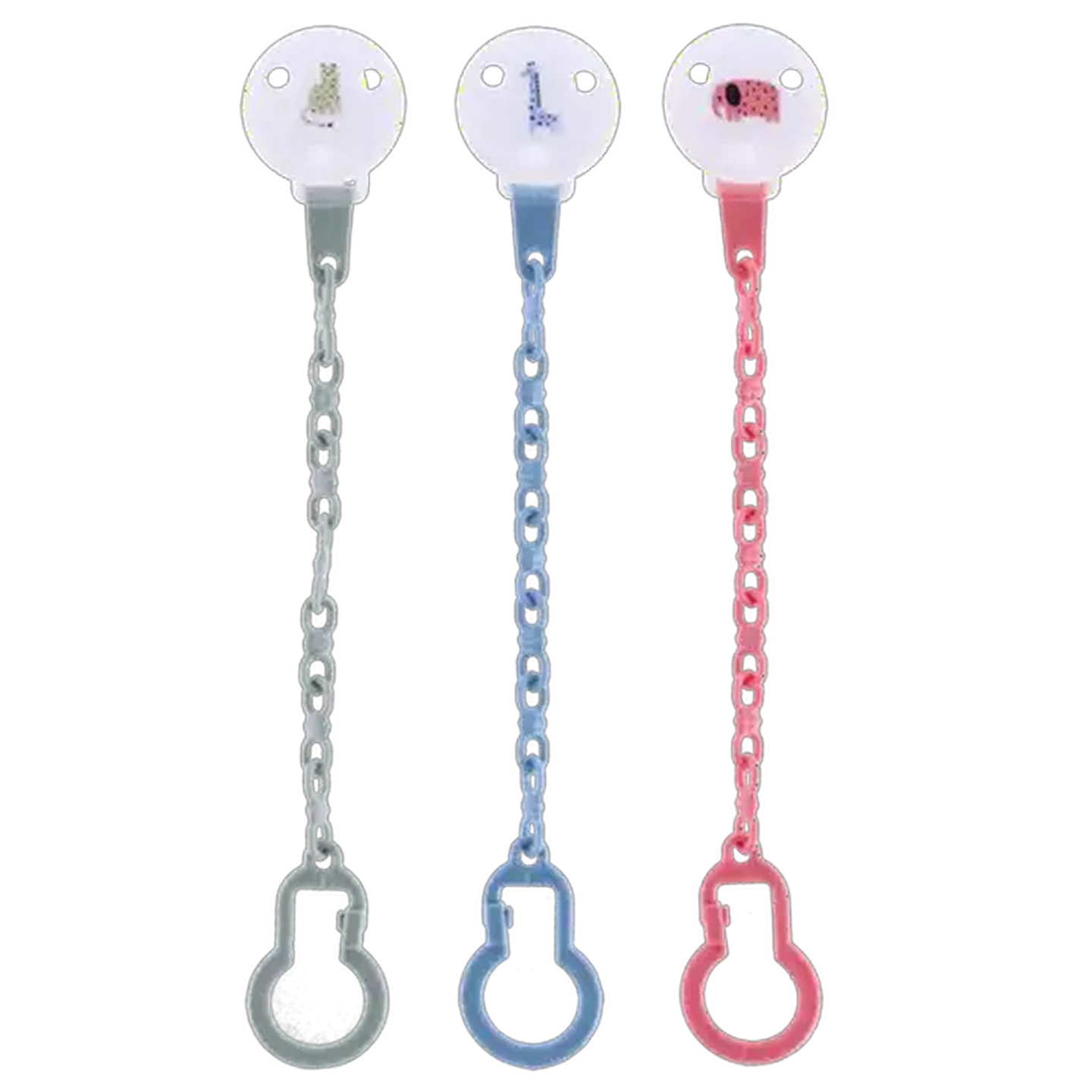 Image of Jolly Tots Pacifier Clip 3 Months+ (Colour May Vary)
