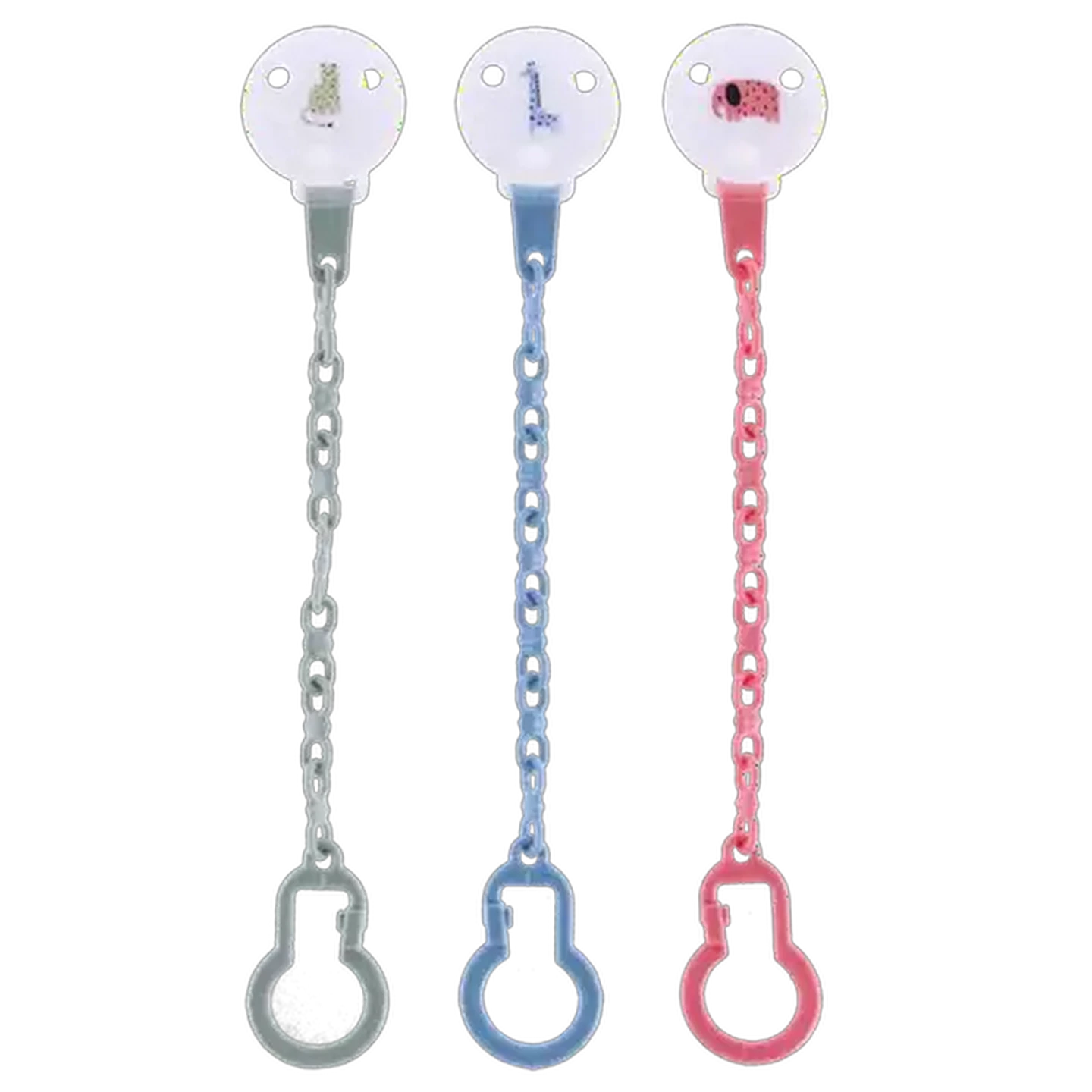 Image of Jolly Tots Pacifier Clip 3 Months+ (Colour May Vary)
