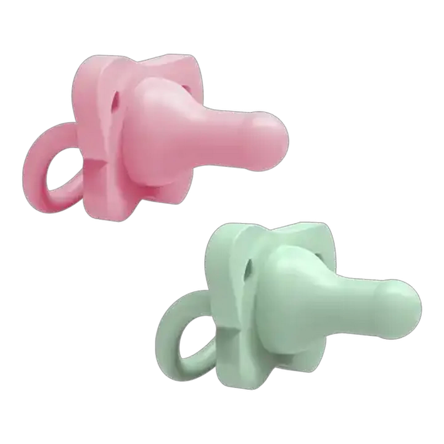 Image of Dr. Brown's Pink Silicone Pacifier 0 - 6 Months 2-Pack