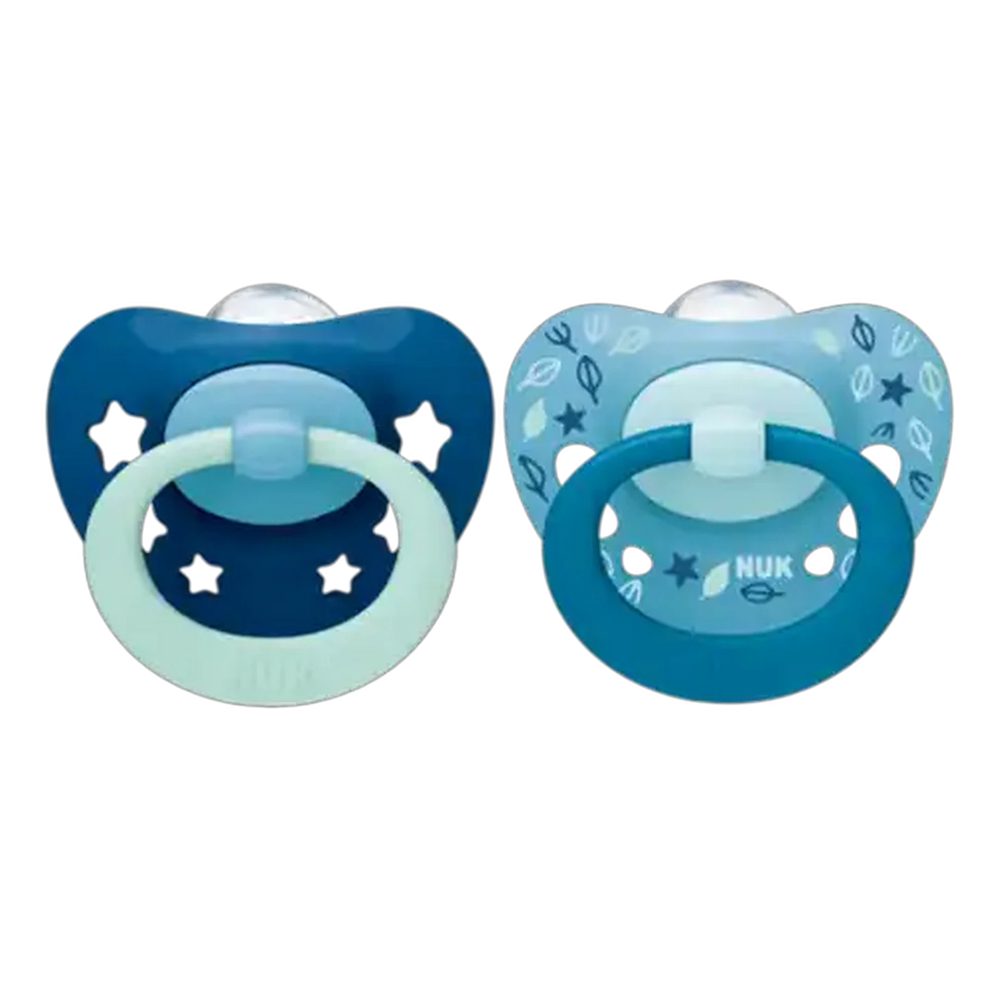 Image of Nuk Signature Blue Soother 2-Pack 6-18 Months