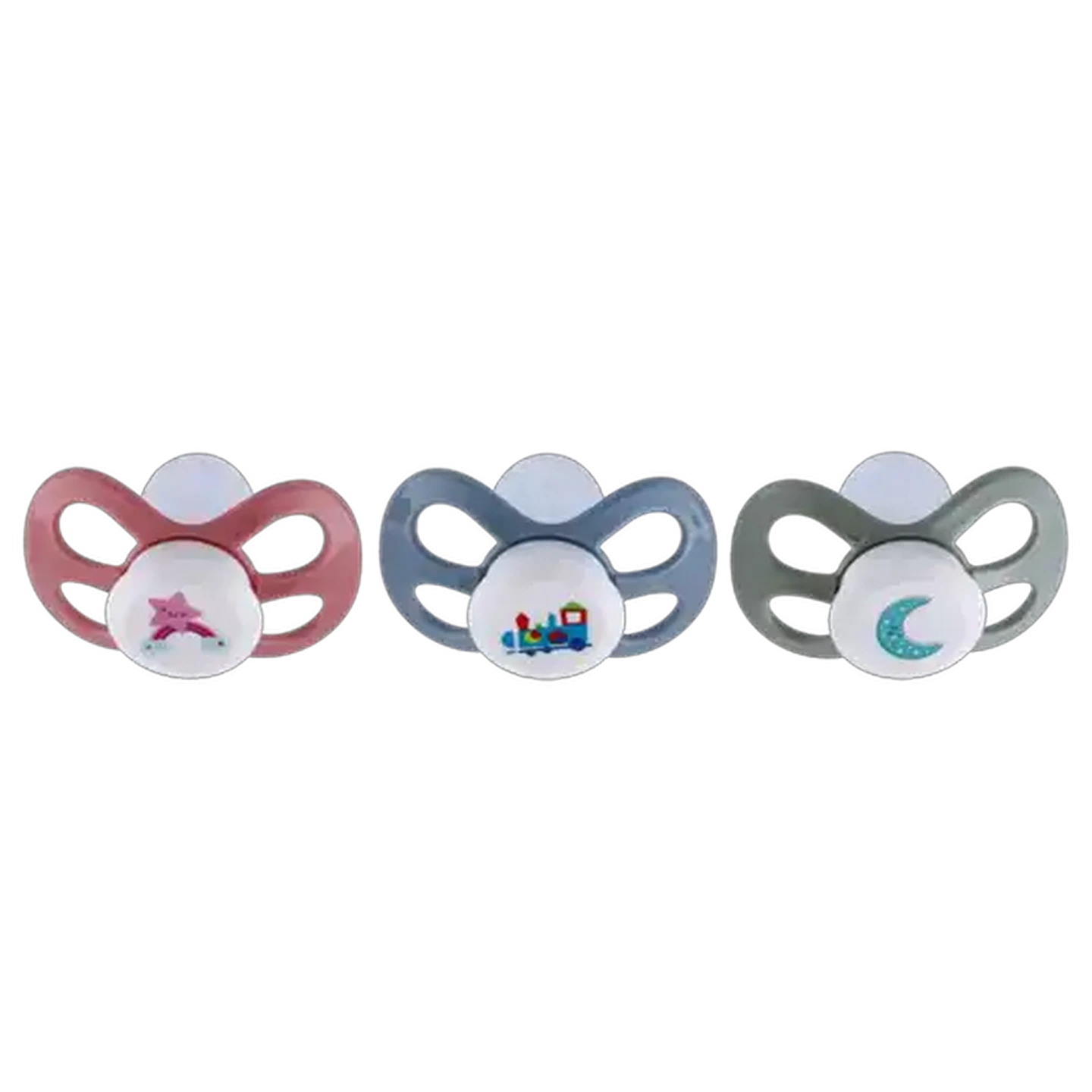 Image of Jolly Tots Butterfly Shape Silicone Pacifier 6 Months + (Design May Vary)