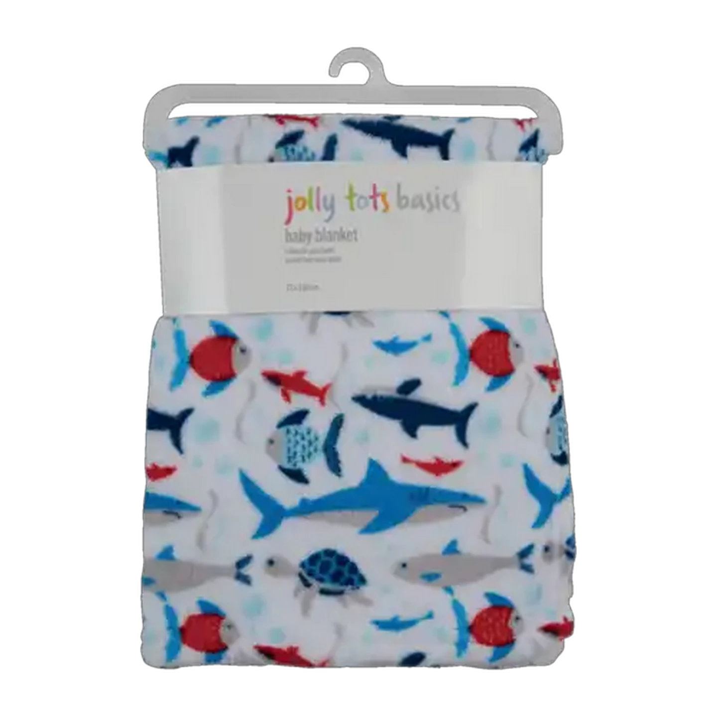 Image of Jolly Tots Coral Summer Fun Blanket 75 x 100cm