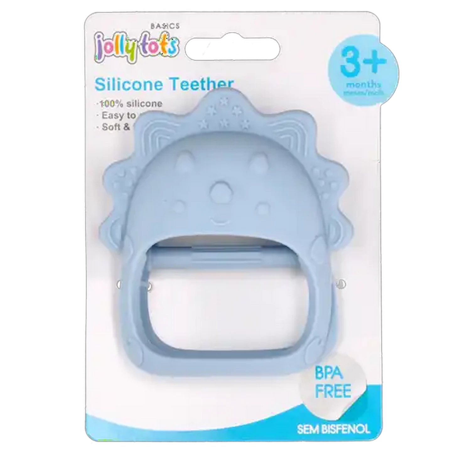 Image of Jolly Tots Silicone Grip Teether Lion 3 Months +