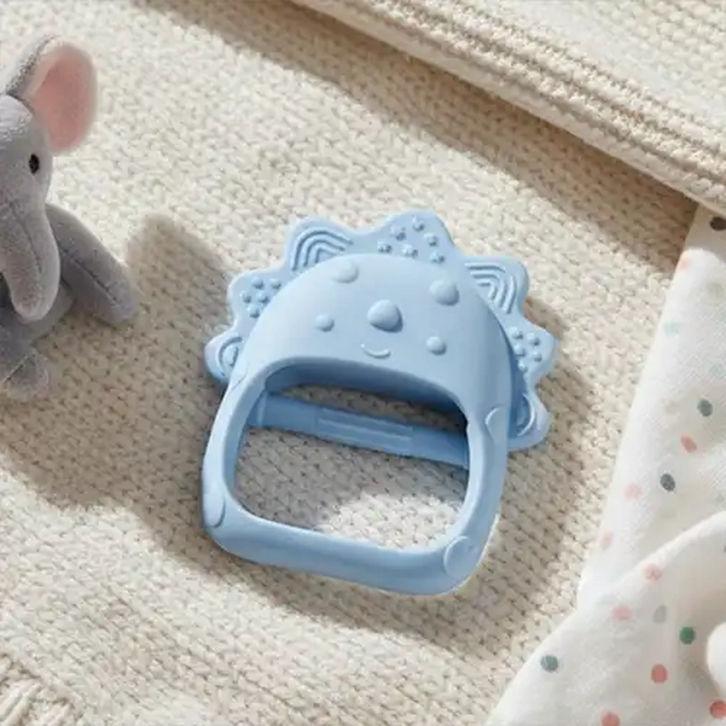 Image of Jolly Tots Silicone Grip Teether Lion 3 Months +
