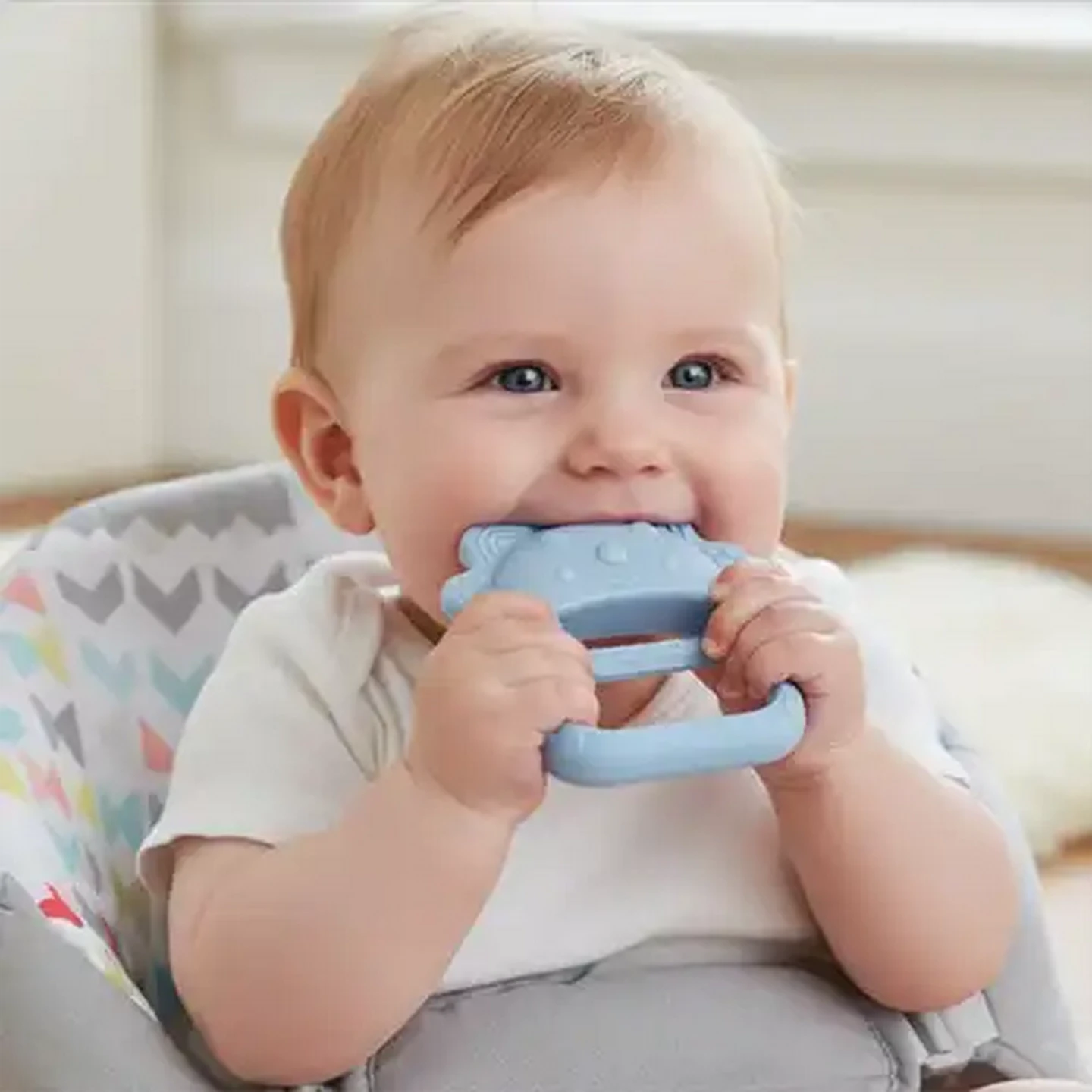 Image of Jolly Tots Silicone Grip Teether Lion 3 Months +