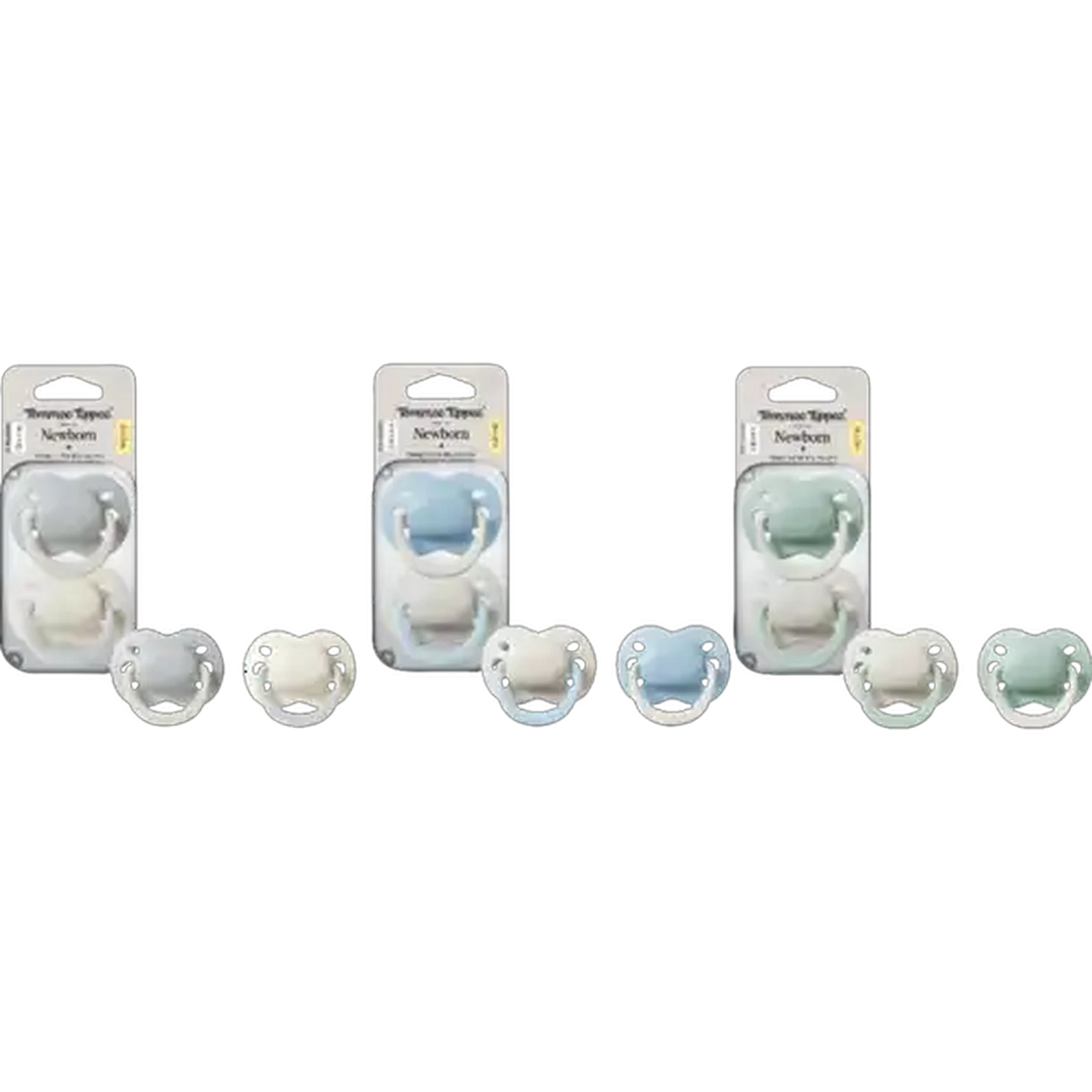 Image of Tommee Tippee Soother 0-2 Months 2-Pack (Colour May Vary)