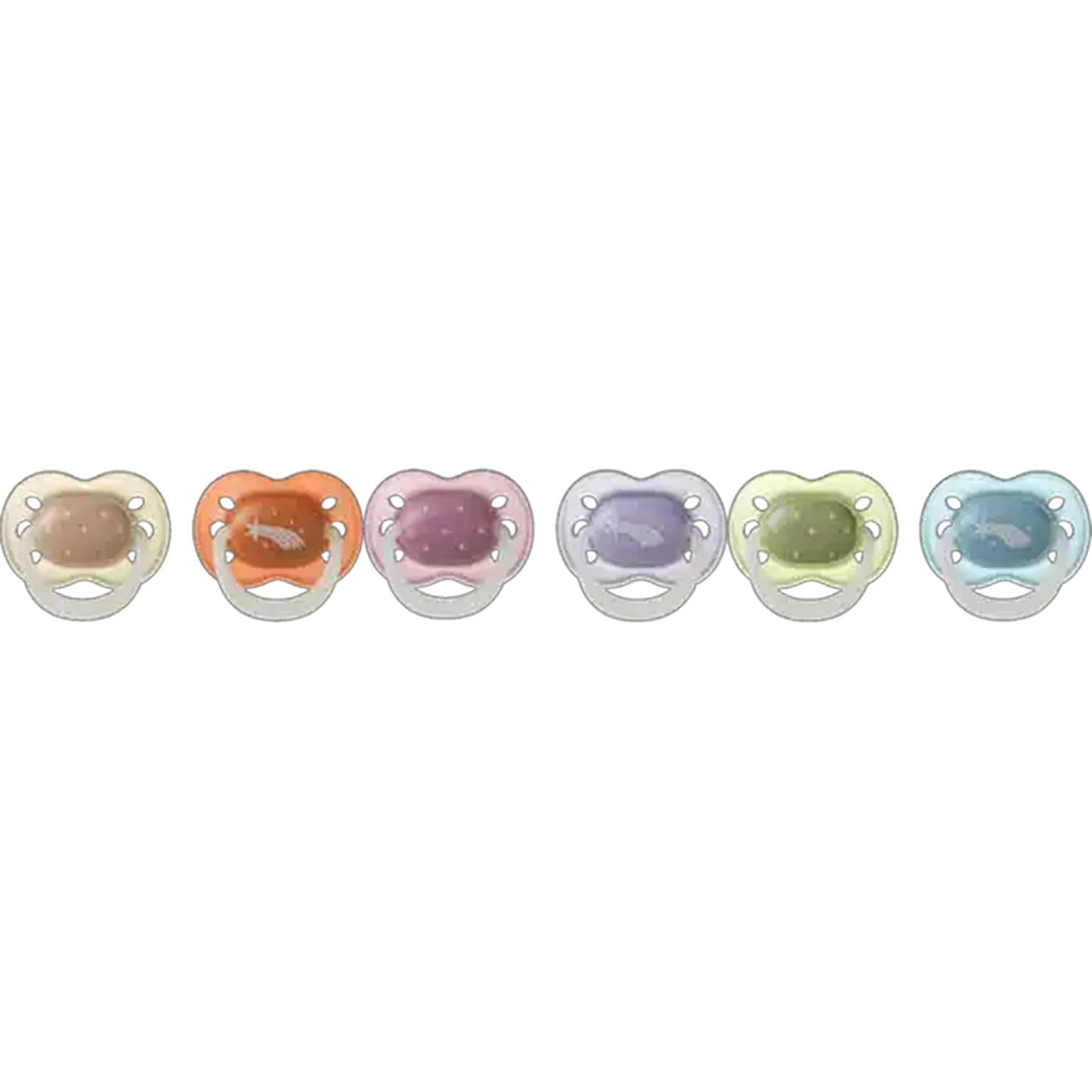 Image of Tommee Tippee Night Soother 0–6 Months 2-Pack (Colour May Vary)