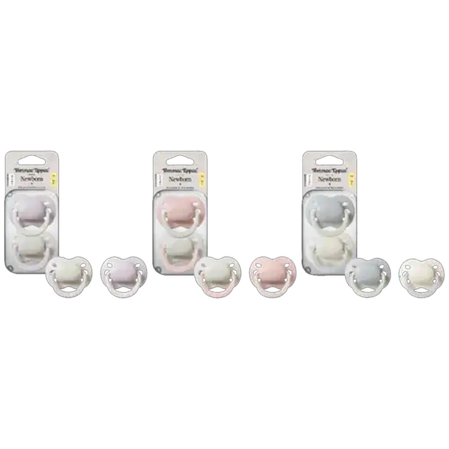 Image of Tommee Tippee Soother 0–2 Months 2-Pack (Colour May Vary)