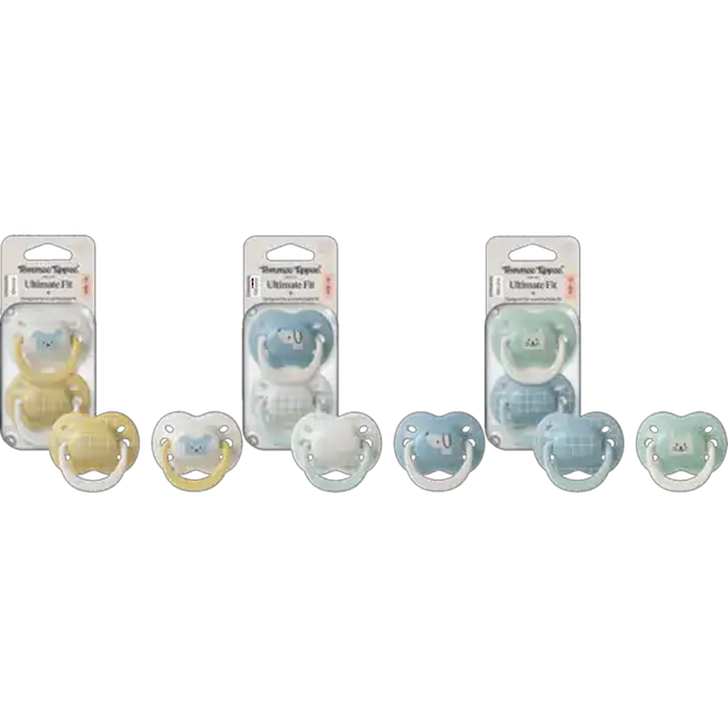 Image of Tommee Tippee Ultra Soother 6 Months + Boy 2-Pack (Design May Vary)