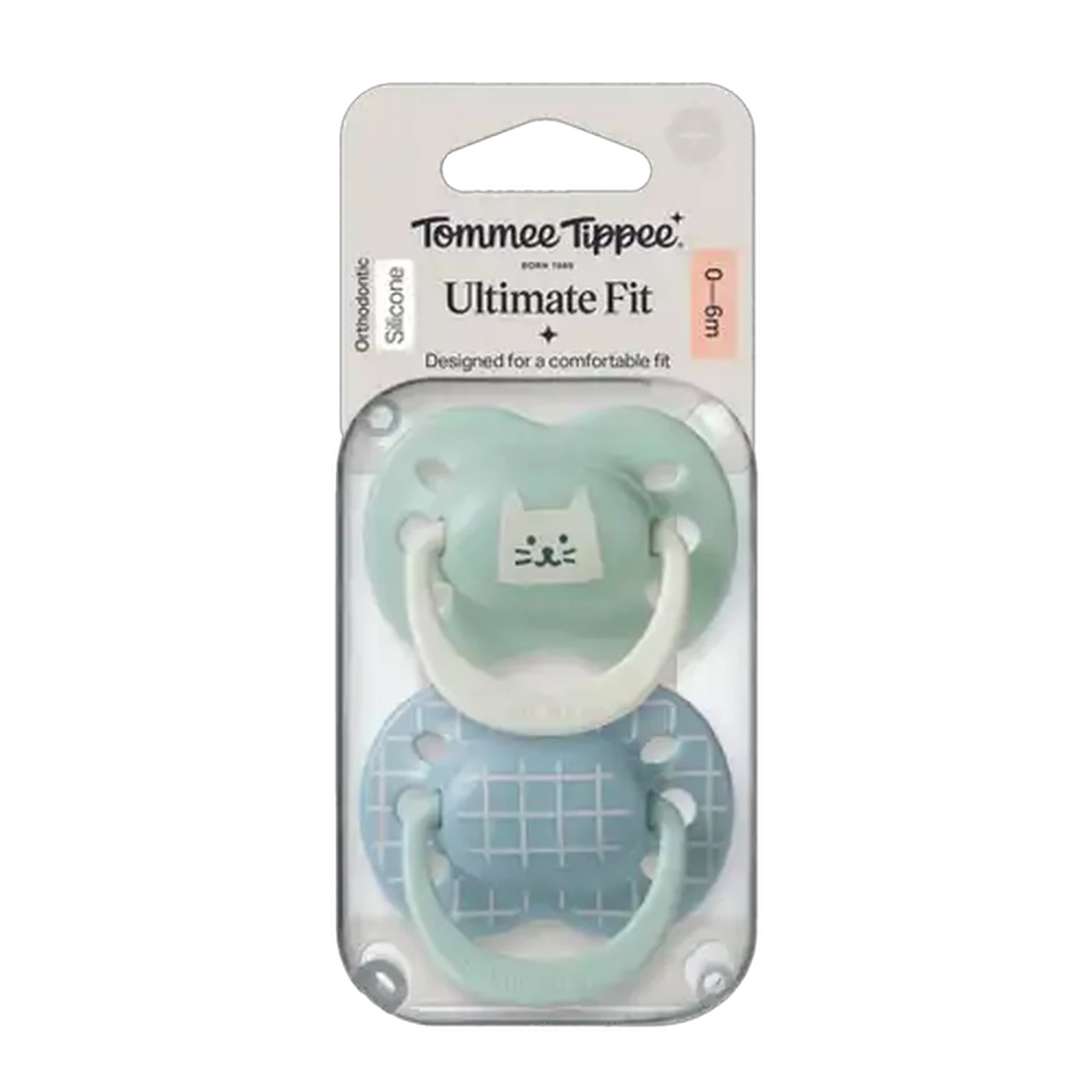 Image of Tommee Tippee Ultra Soother 6 Months + Boy 2-Pack (Design May Vary)