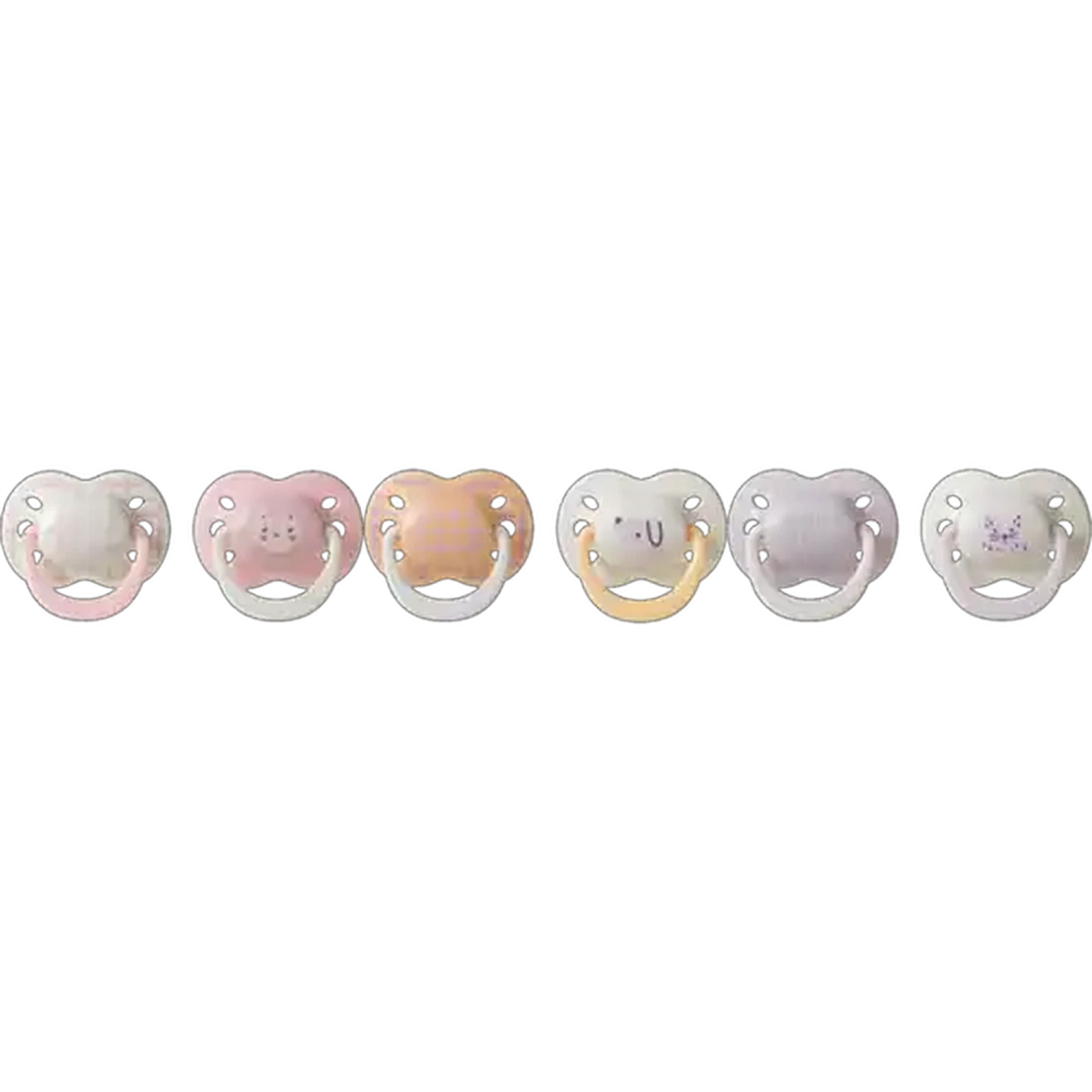 Image of Tommee Tippee Ultra Soother 6 Months + Girl 2-Pack (Design May Vary)