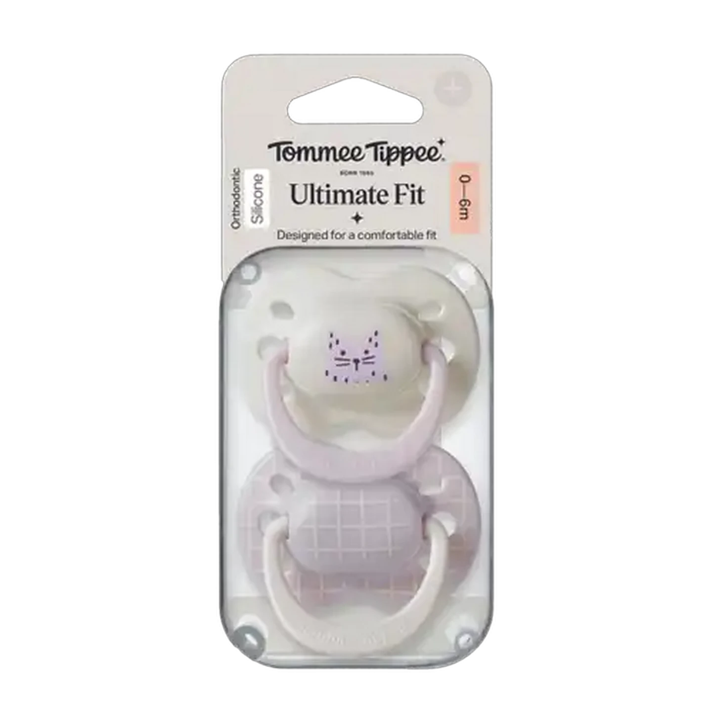 Image of Tommee Tippee Ultra Soother 6 Months + Girl 2-Pack (Design May Vary)