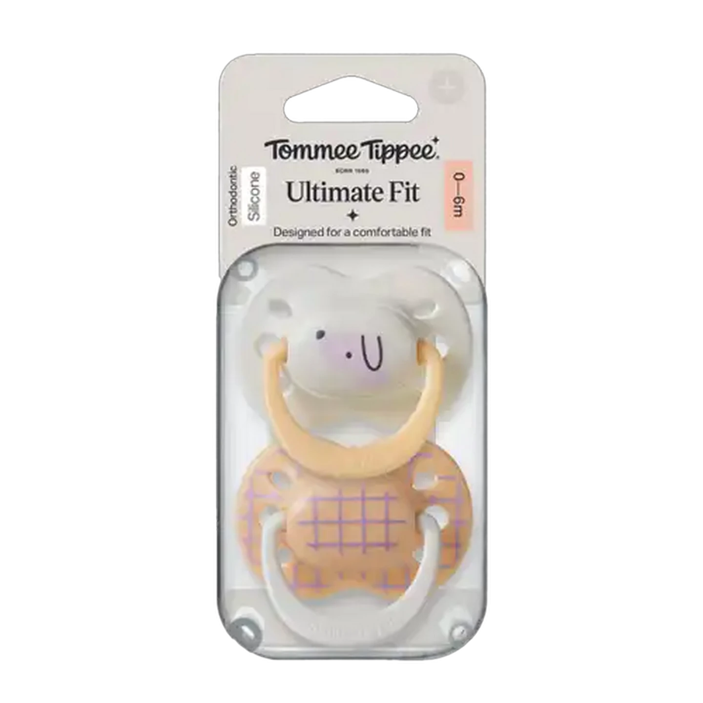 Image of Tommee Tippee Ultra Soother 6 Months + Girl 2-Pack (Design May Vary)