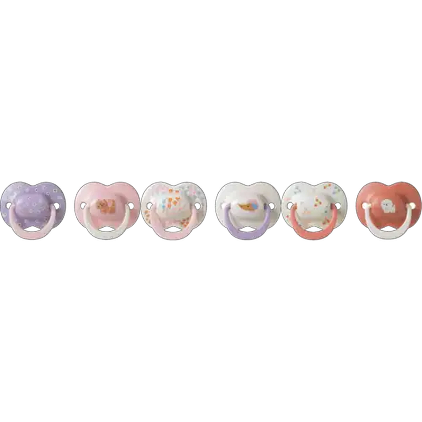 Image of Tommee Tippee Ultra Soother 6-18 Months + Girl 2-Pack (Design May Vary)