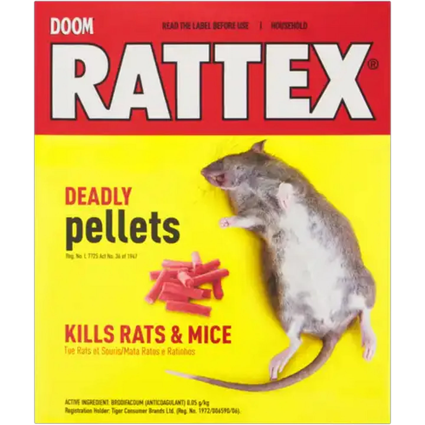 Image of DOOM Rattex Deadly Pellets 100g