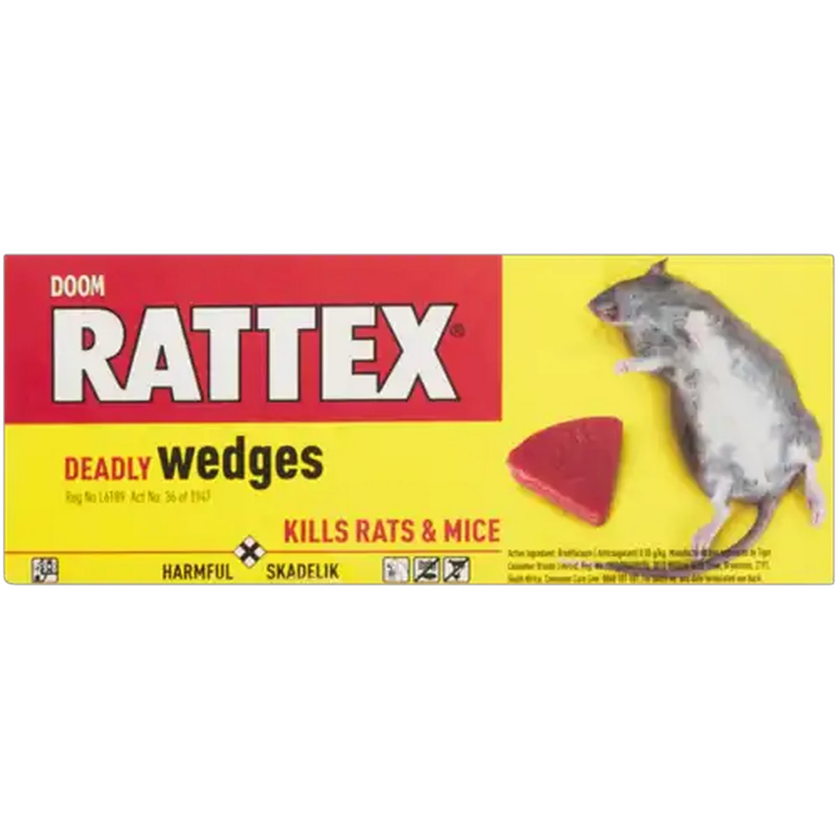 Checkers Sixty60 | RATTEX DOOM Deadly Pellets Rat Poison Wedges 75g