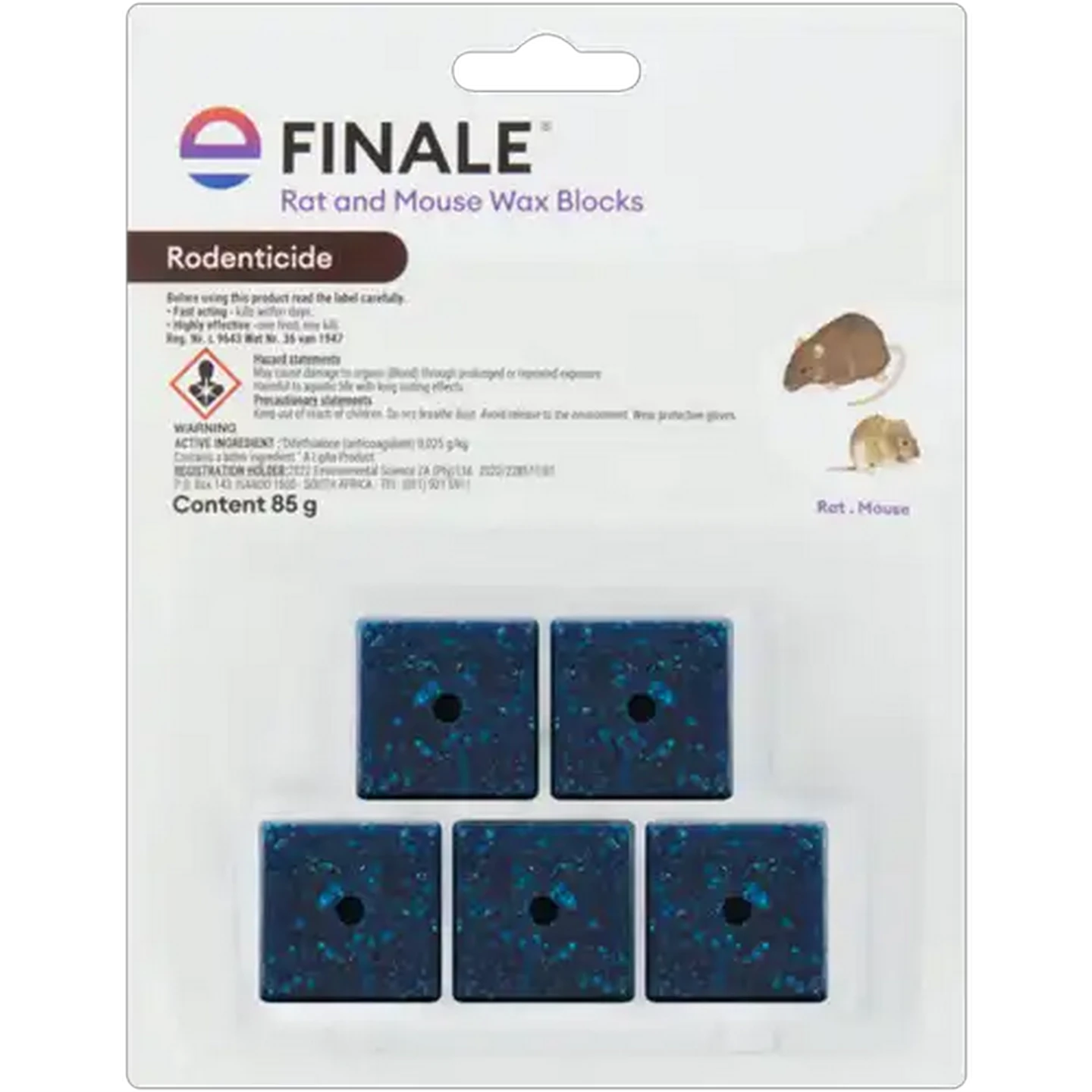 Image of Bayer Finale Rat & Mouse Wax Blocks 5-Pack