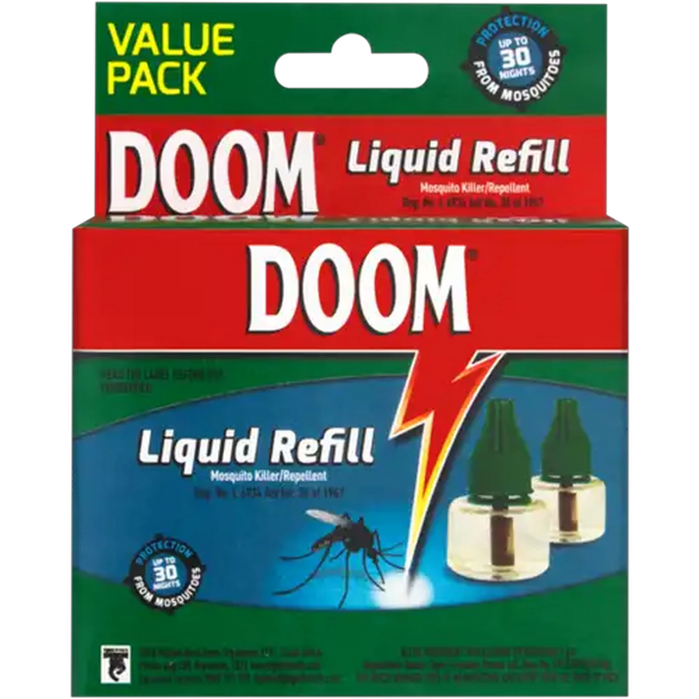 Image of DOOM Mosquito Killer Liquid Refill 2 x 35ml