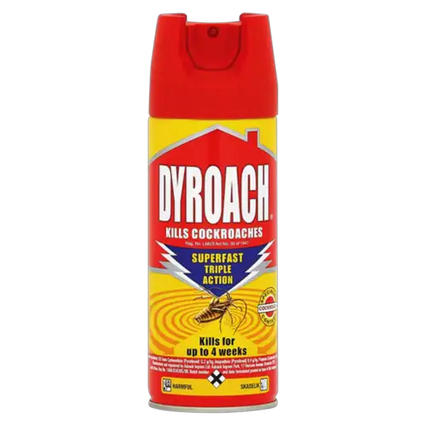 Image of Dyrange Dyroach Cockroach Aerosol Insecticide 180ml