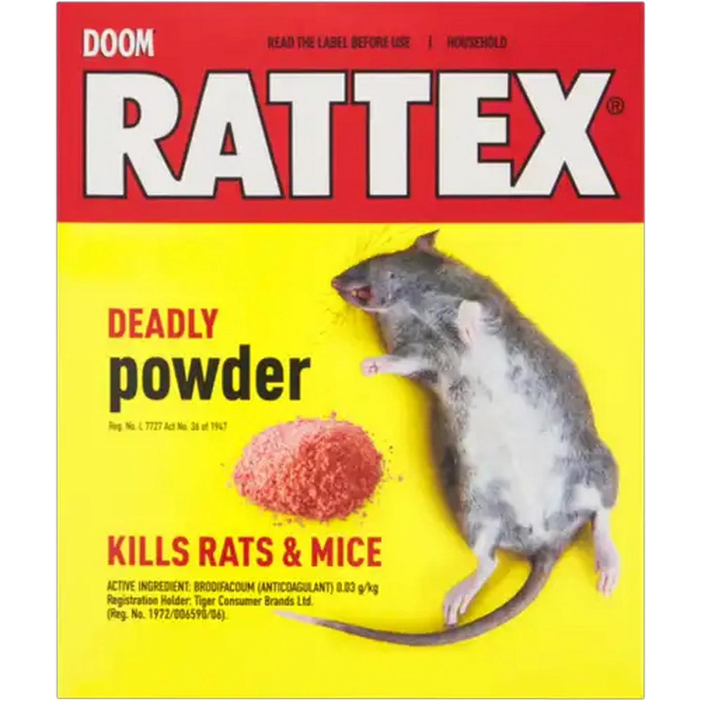 Image of DOOM Rattex Deadly Powder 100g