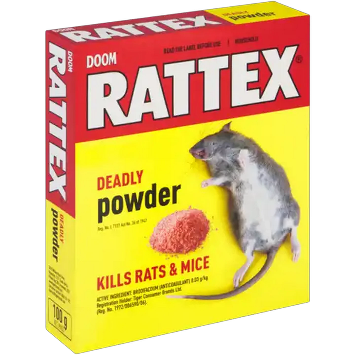 Image of DOOM Rattex Deadly Powder 100g