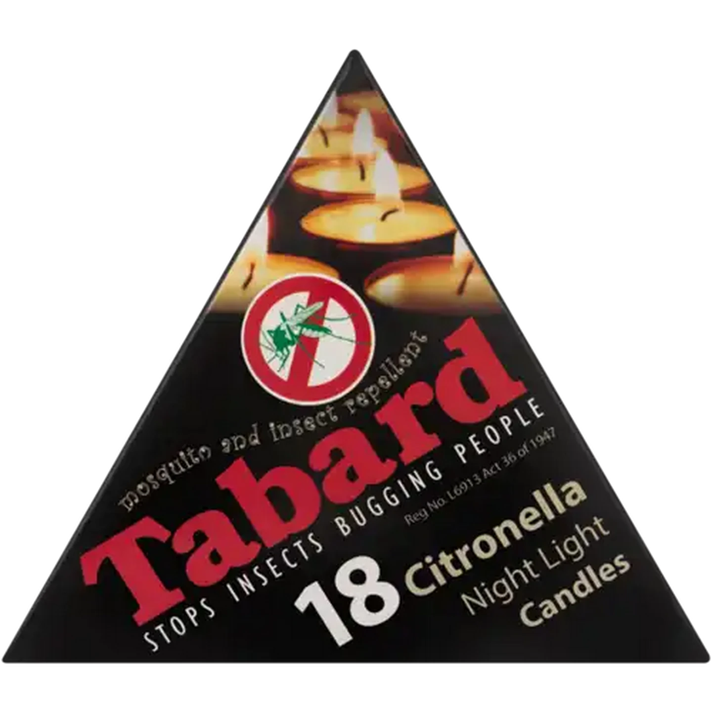 Image of Tabard Citronella Night Light Candles 18-Pack