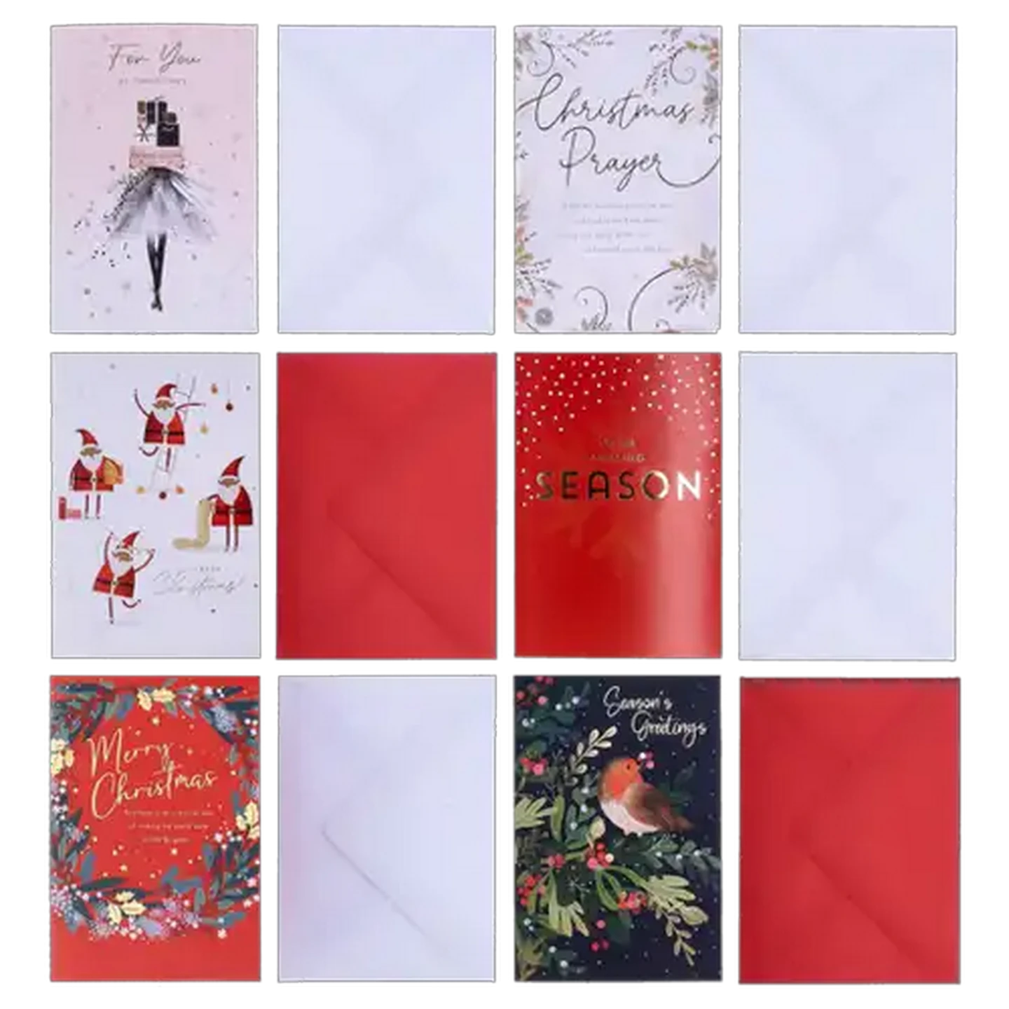 Image of Carlton Cards English AO Christmas Seasonal Card (Design May Vary)