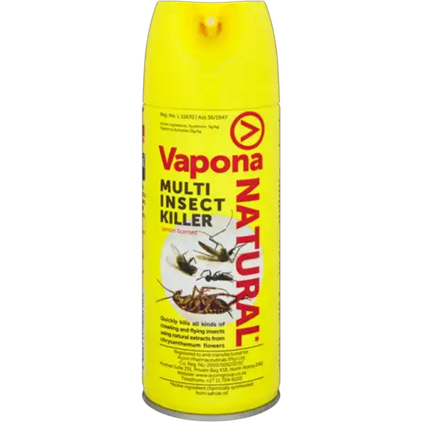 Image of Vapona Lemon Scented Multi Insect Killer 300ml