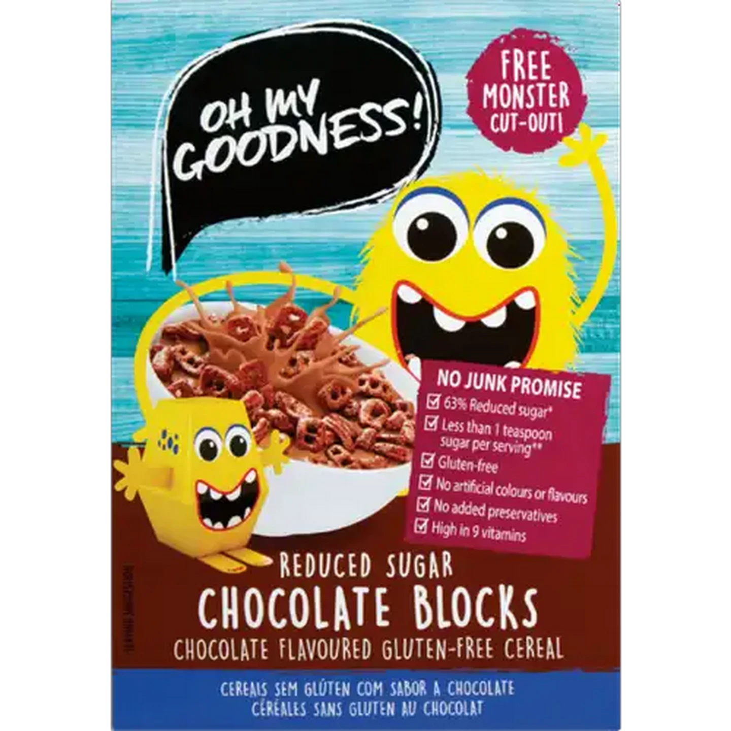 Image of Oh My Goodness! Chocolate Cereal Blocks 350g
