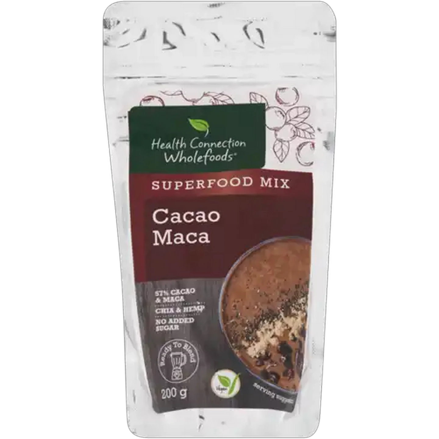 Image of Health Connection Wholefoods Cacao Maca Boost 200g