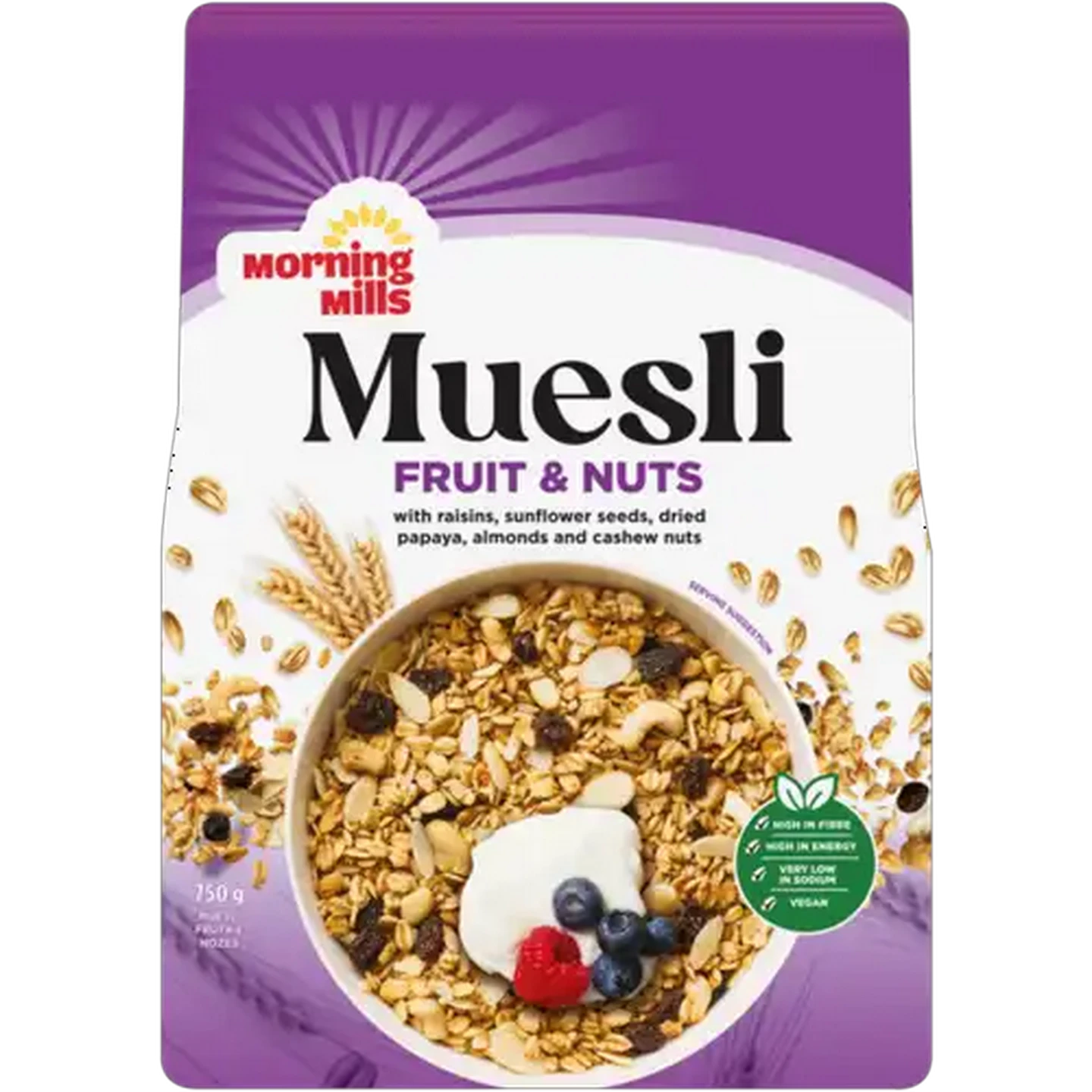 Image of Morning Mills Fruit & Nuts Muesli 750g