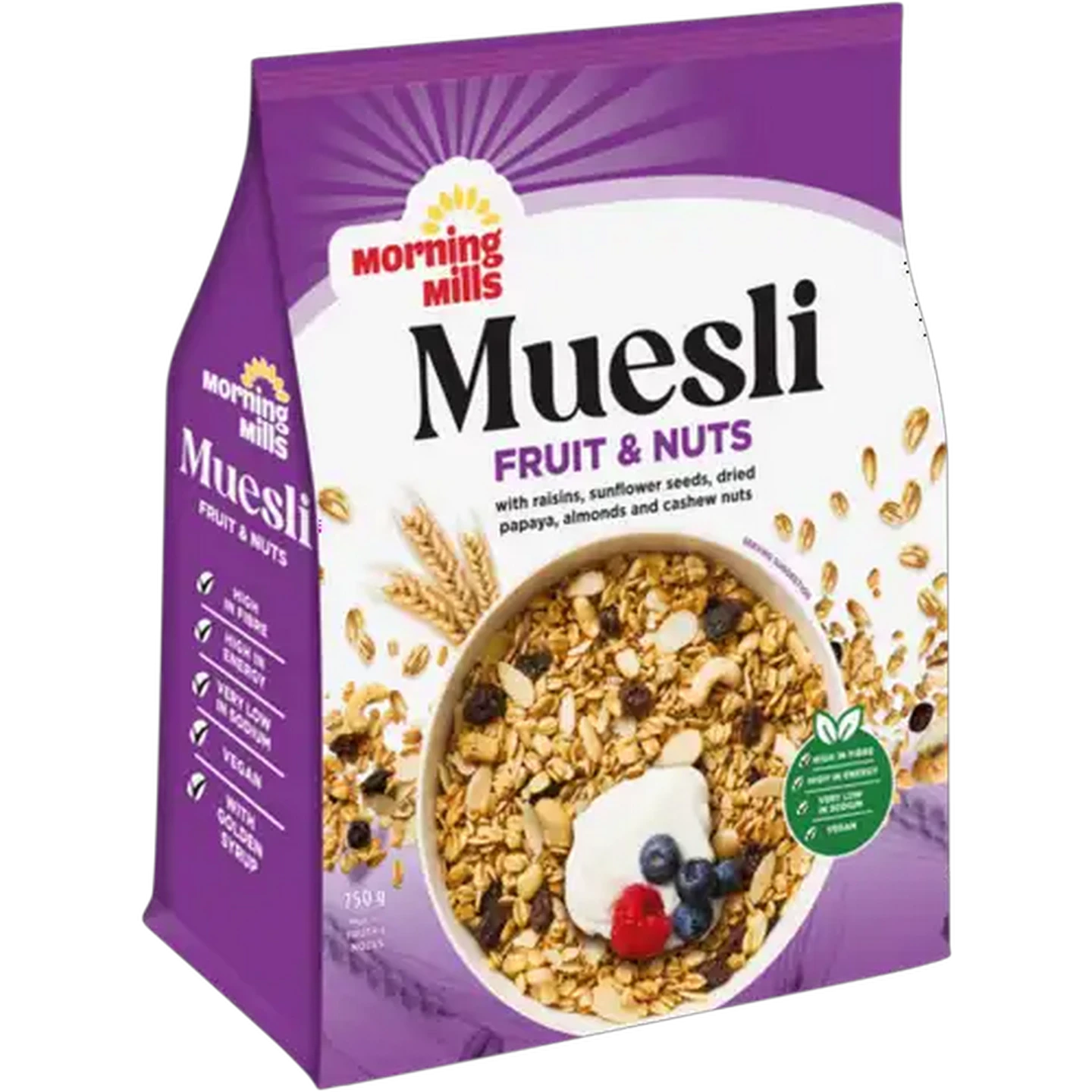 Image of Morning Mills Fruit & Nuts Muesli 750g