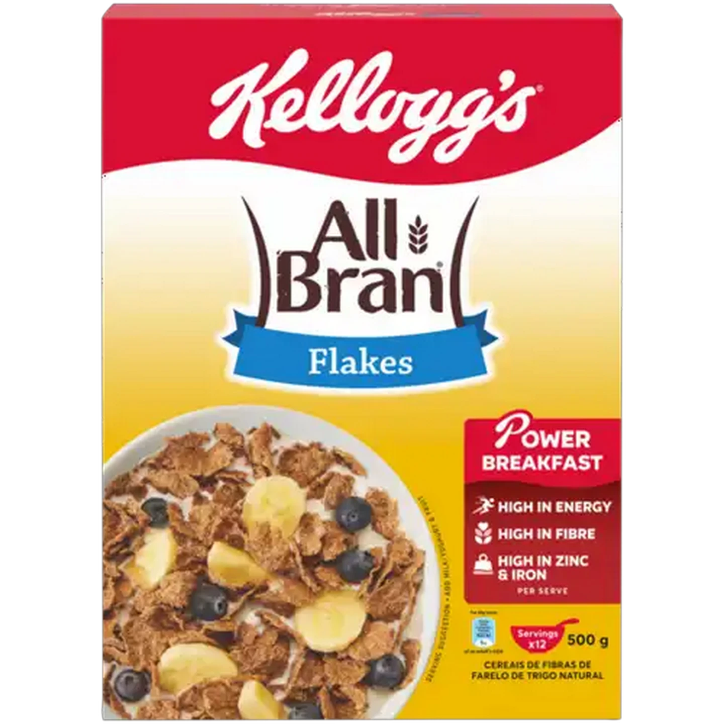 Image of Kellogg's All Bran Cereal Flakes 500g