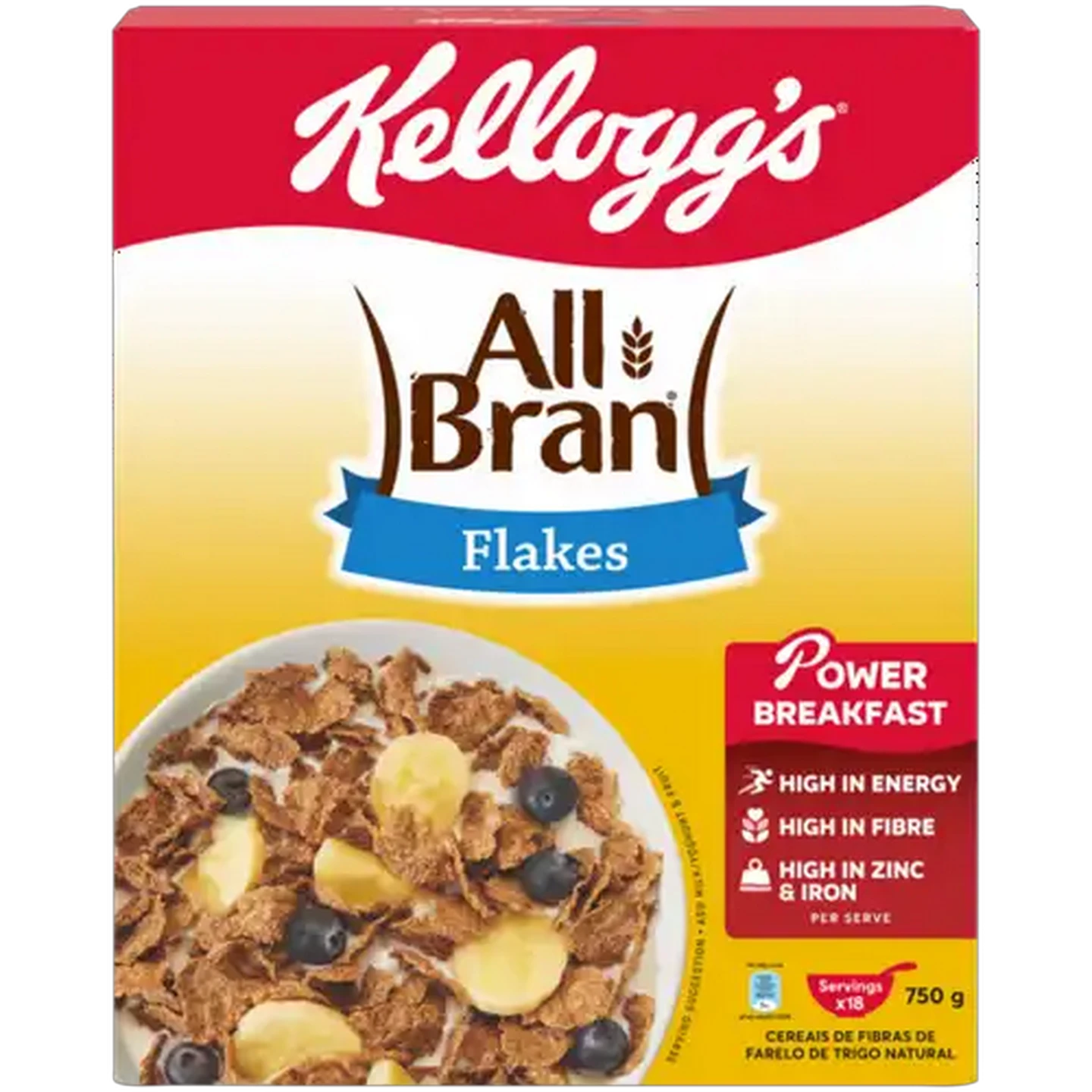 Image of Kellogg's All-Bran Cereal Flakes 750g