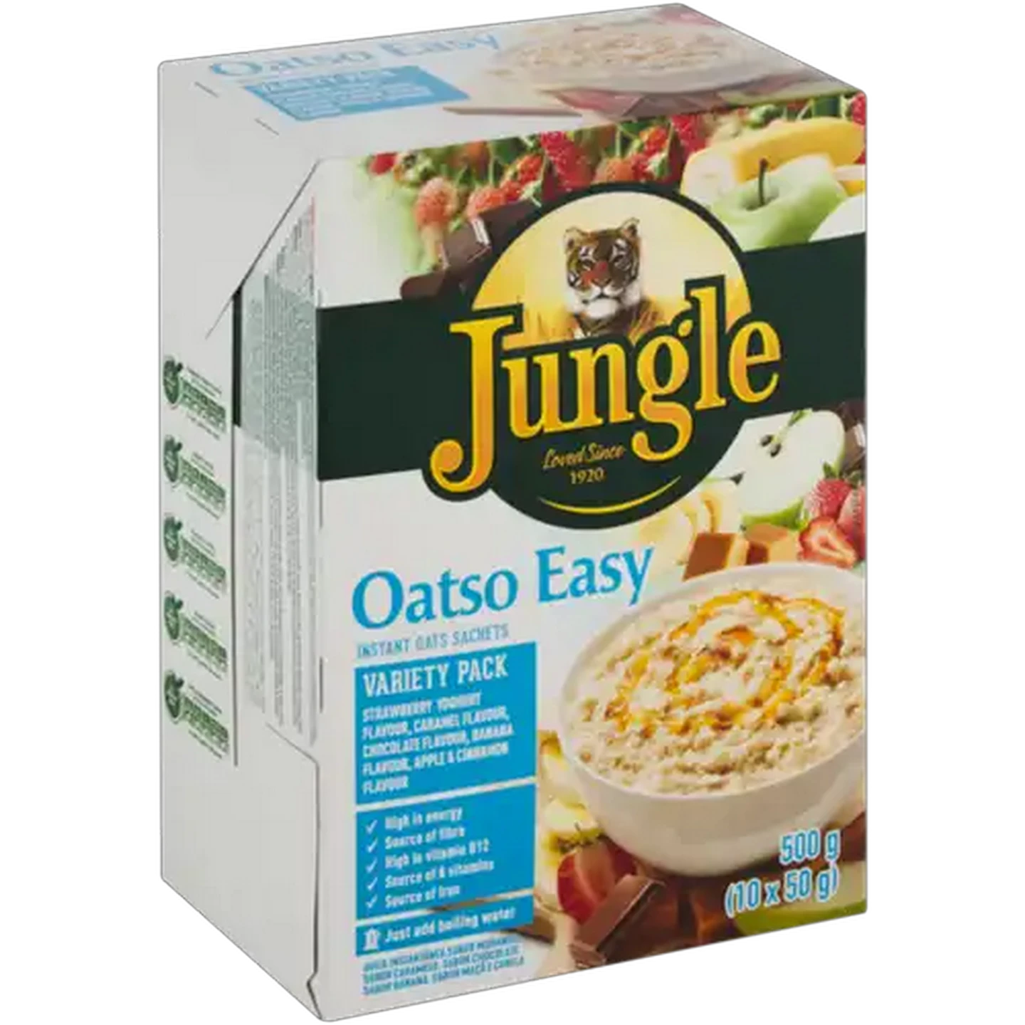 Image of Jungle Oatso Easy Variety Pack Instant Oats Sachets 500g