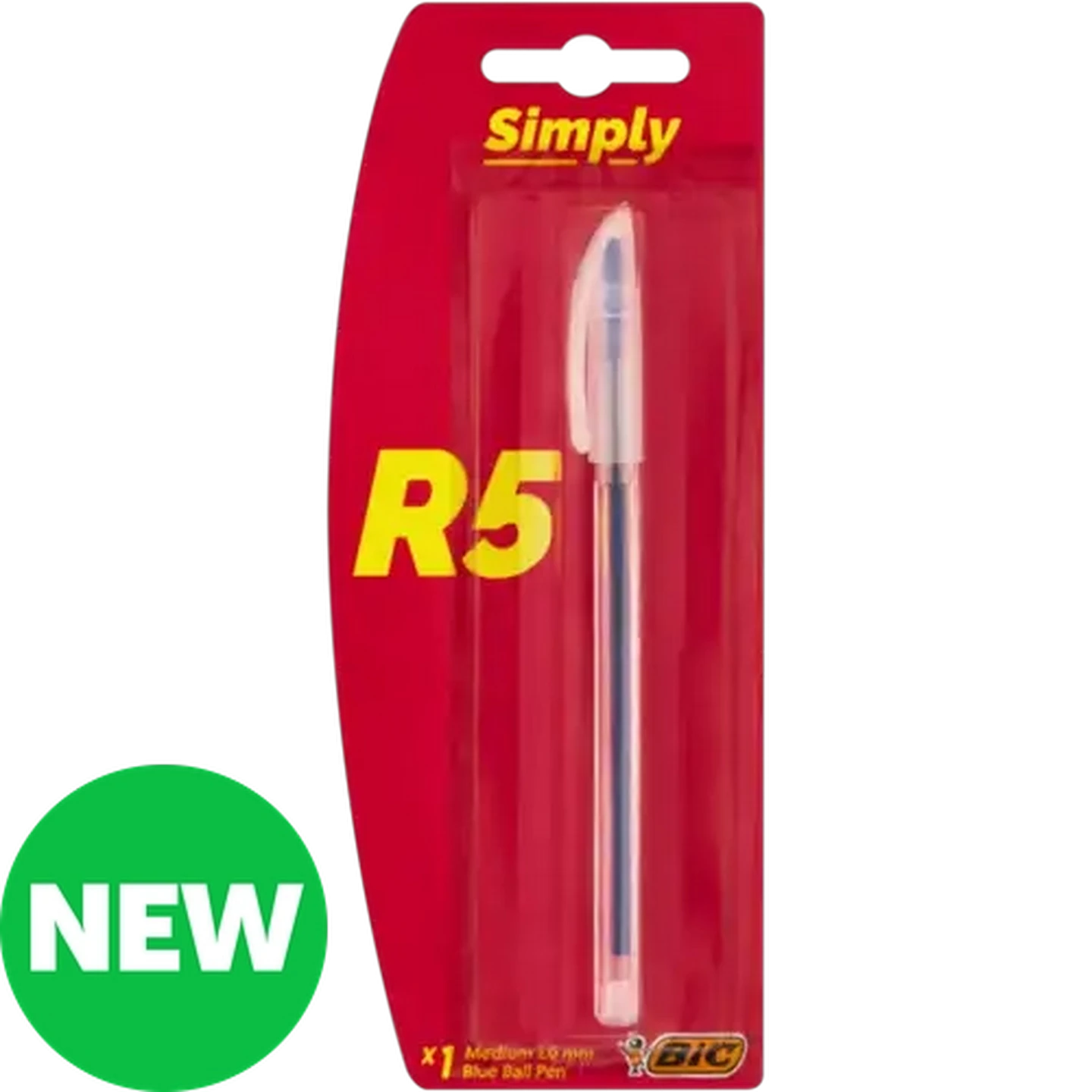 Image of BIC Simply Blue Medium Ball Pen