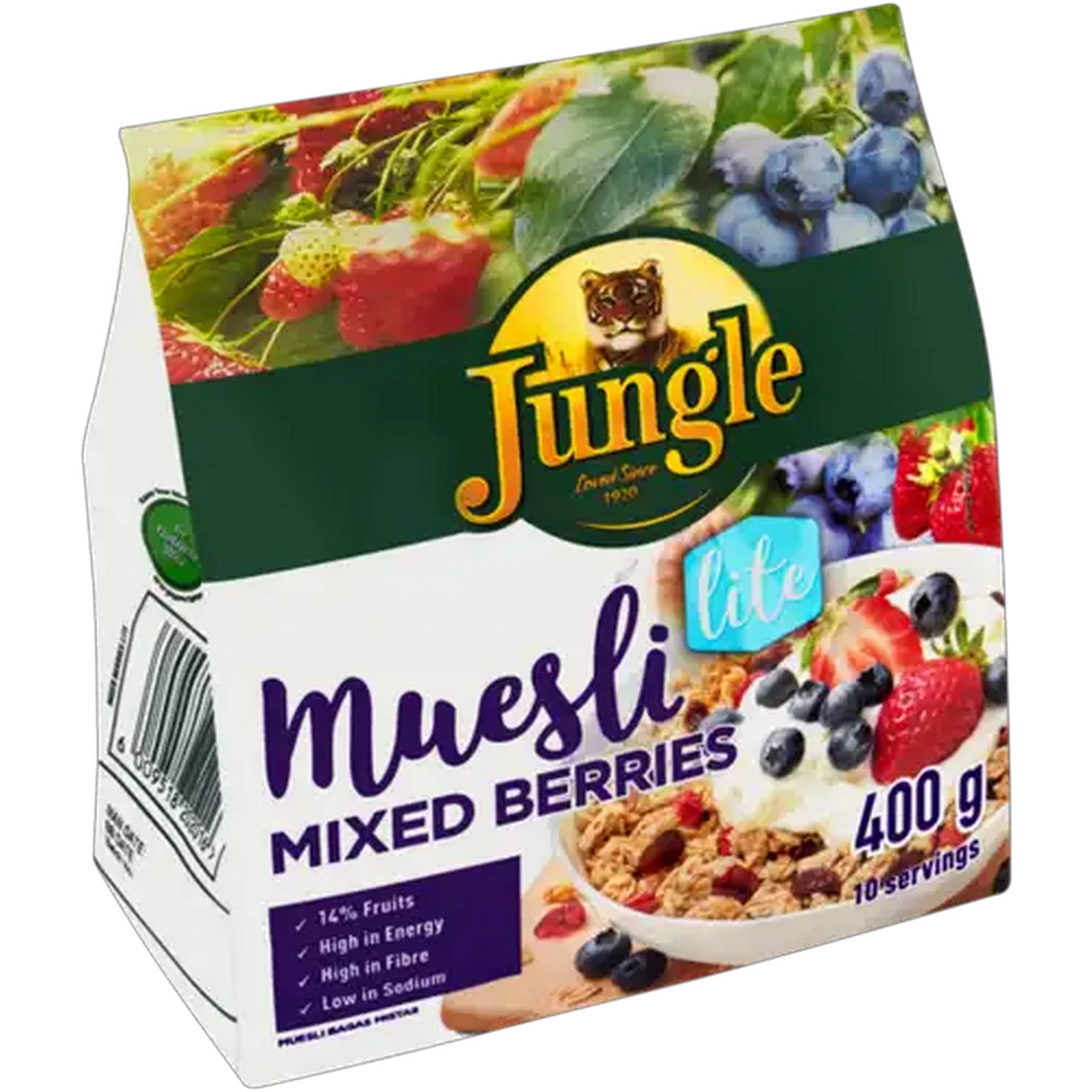 Image of Jungle Lite Mixed Berries Muesli 400g
